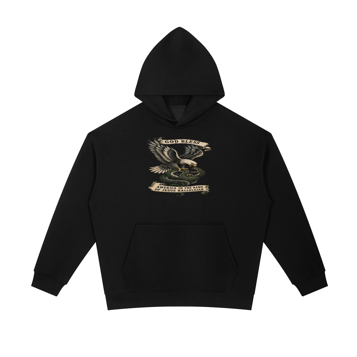 GOD BLESS AMERICA IN NAME OF JESUS HALLELUJAH Hoodie