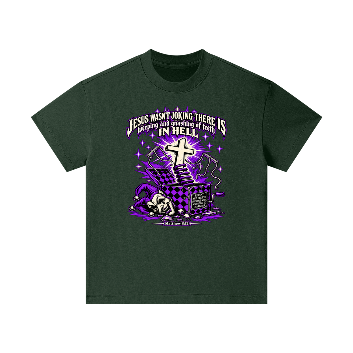 Jesus wasn’t joking there is weeping and gnashing of teeth in hell Kids T-Shirt