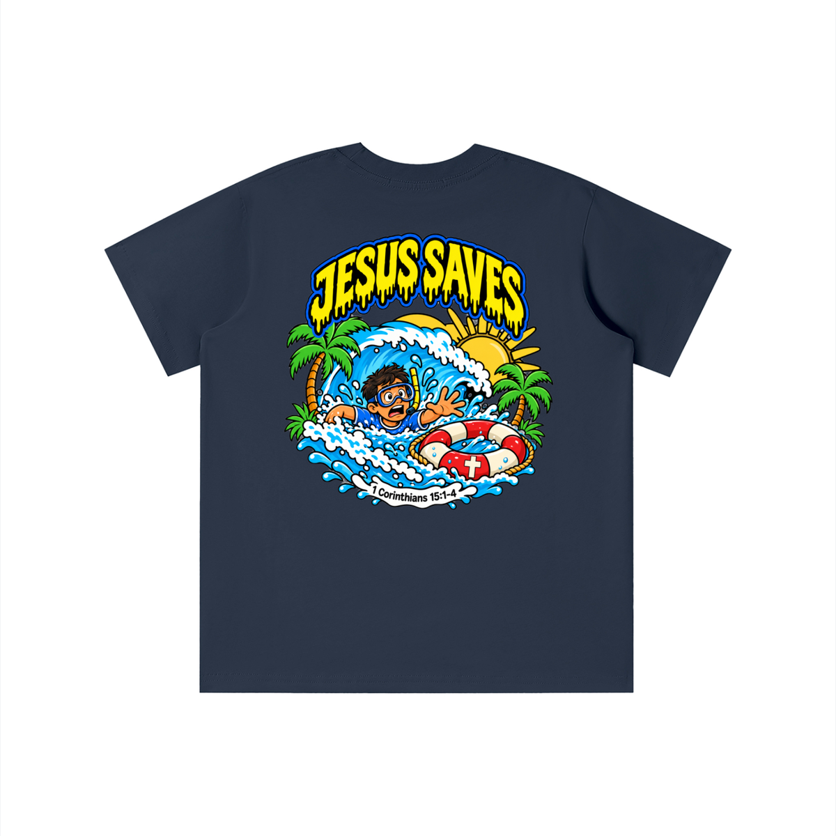 Jesus saves youth T-shirt
