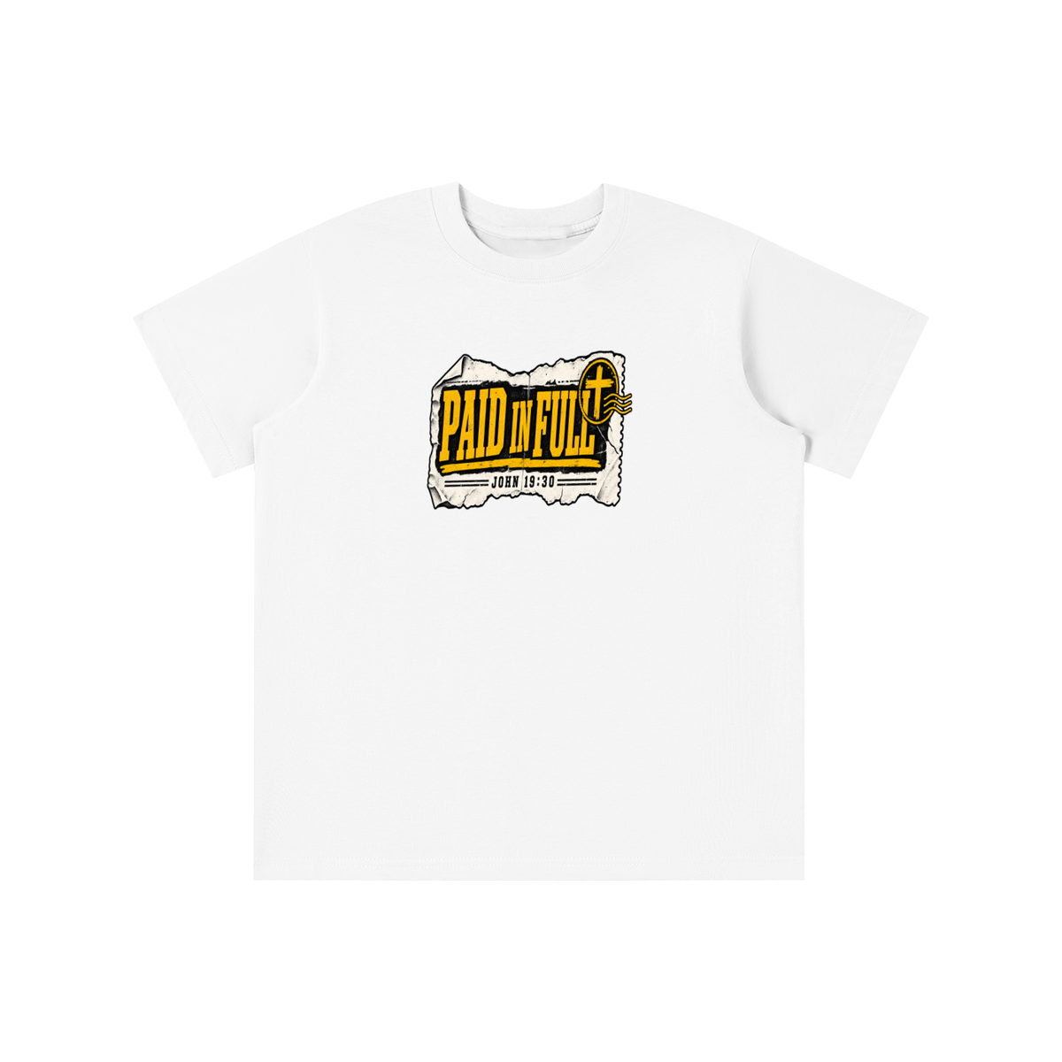 PAID IN FULL - JOHN 19:30 - youth T-shirt