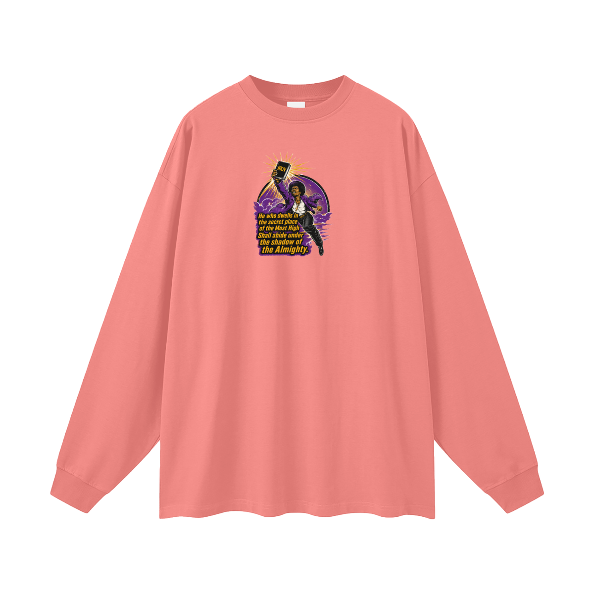NKJV Psalms 91:1 Long Sleeve T-Shirt