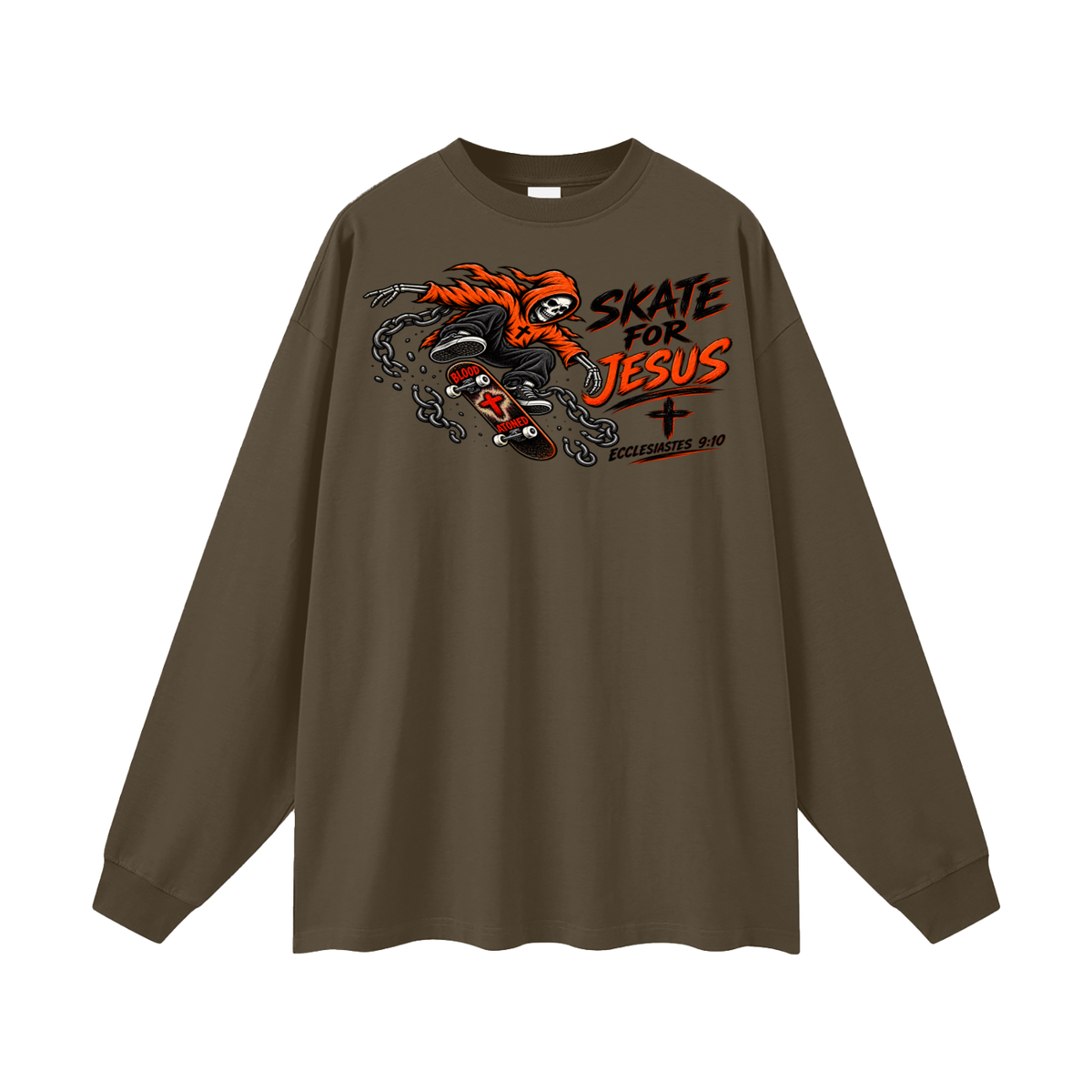 Skate for Jesus Long Sleeve T-Shirt