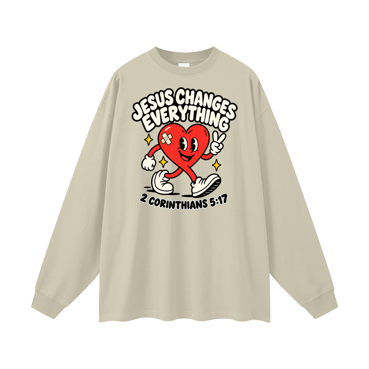 JESUS CHANGES EVERYTHING Long Sleeve T-Shirt