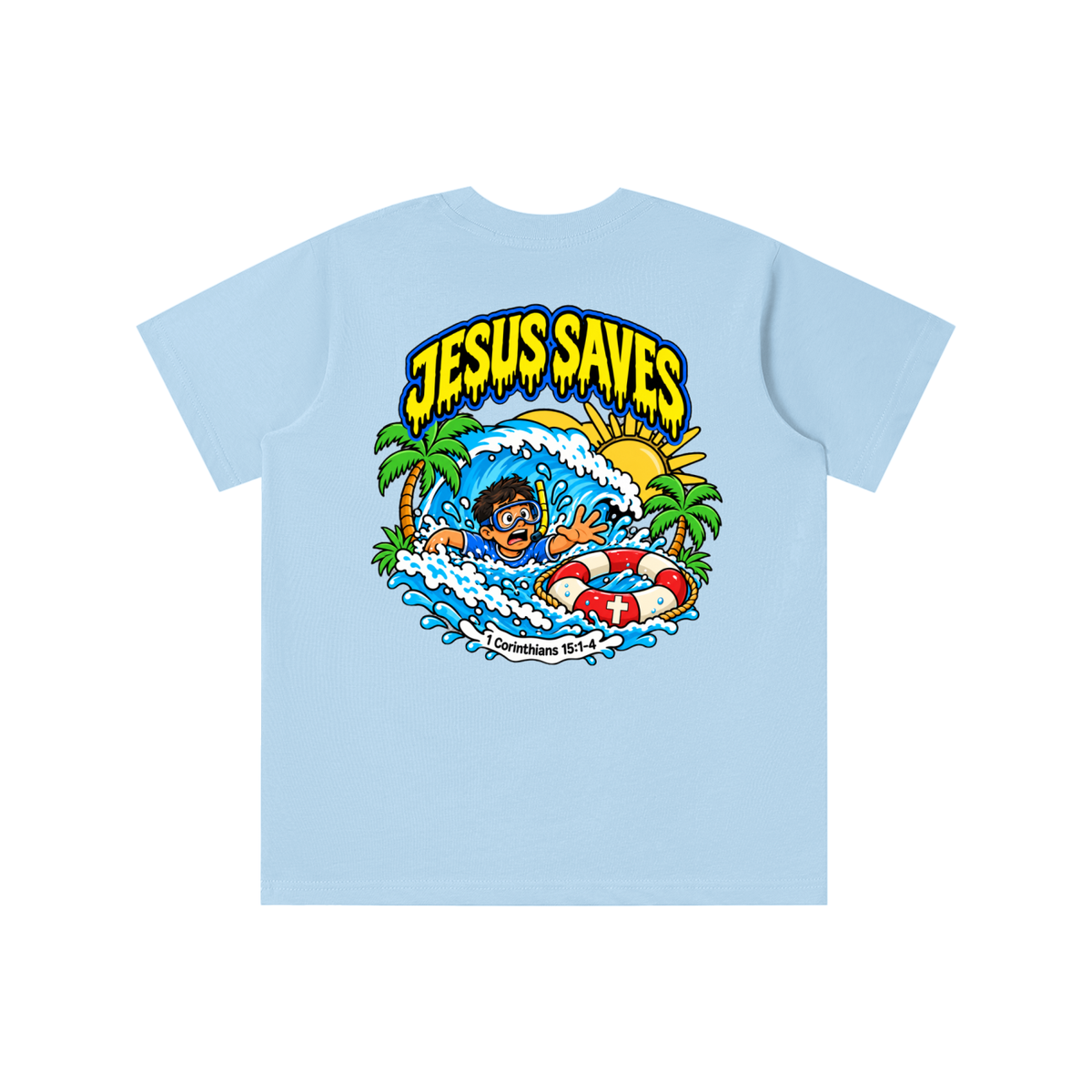 Jesus saves youth T-shirt