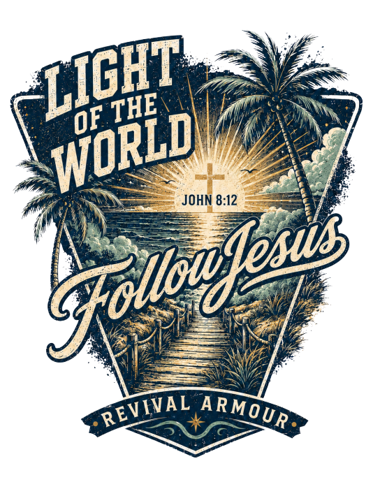 LIGHT OF THE WORLD FOLLOW JESUS REVIVAL ARMOUR T-Shirt