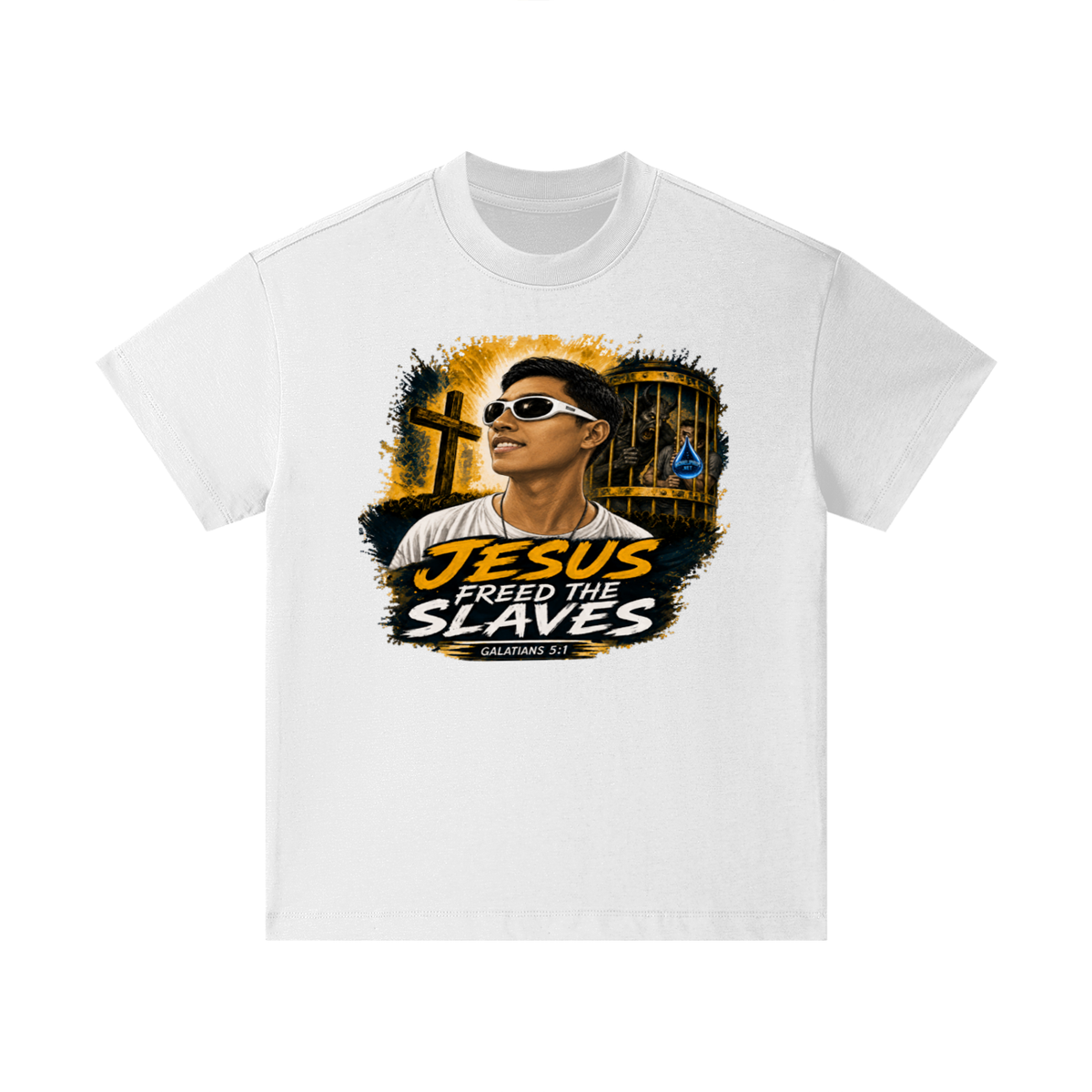 Jesus freed the slaves Kids T-Shirt