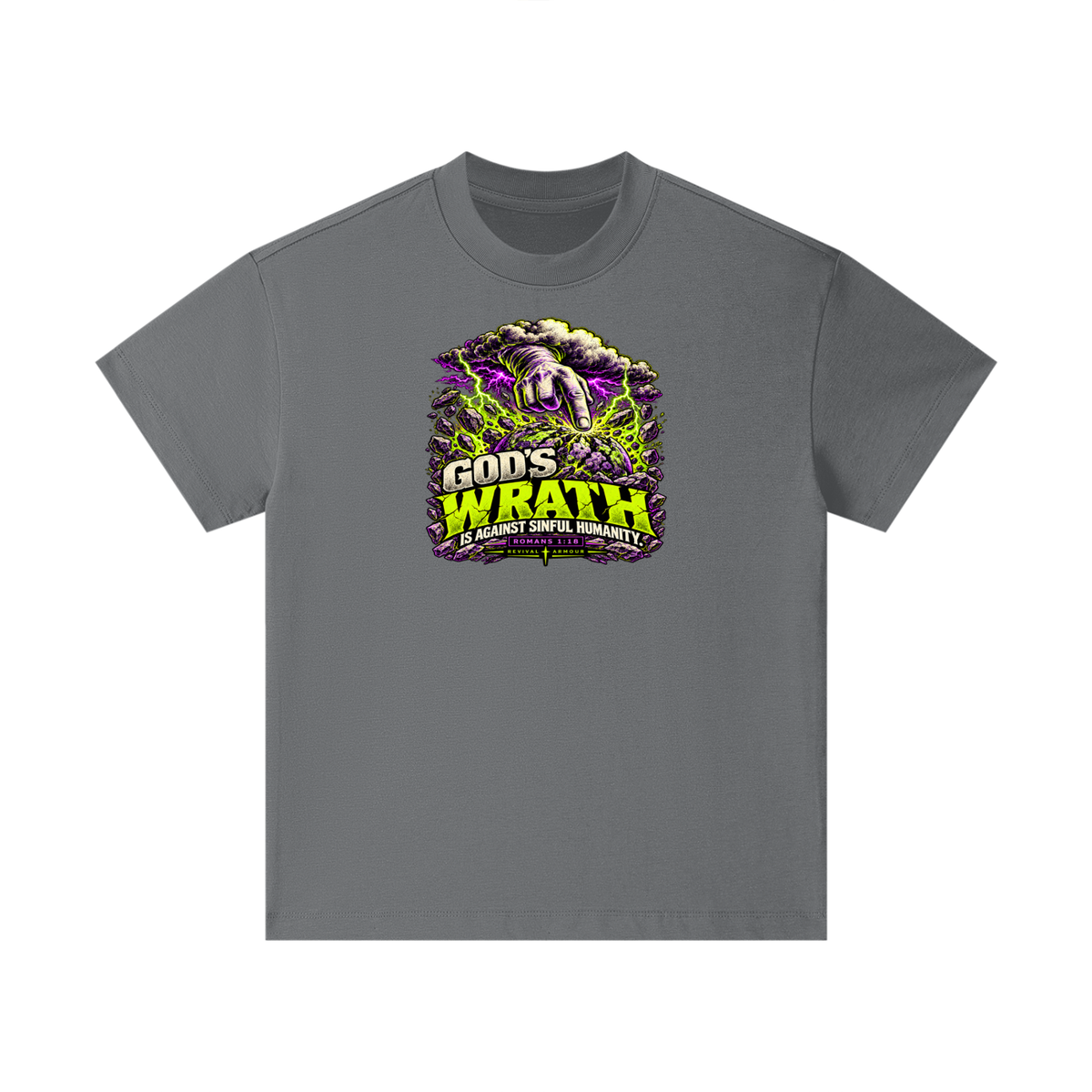 GOD'S WRATH IS AGAINST SINFUL HUMANITY [ROMANS 1:18] Kids T-Shirt