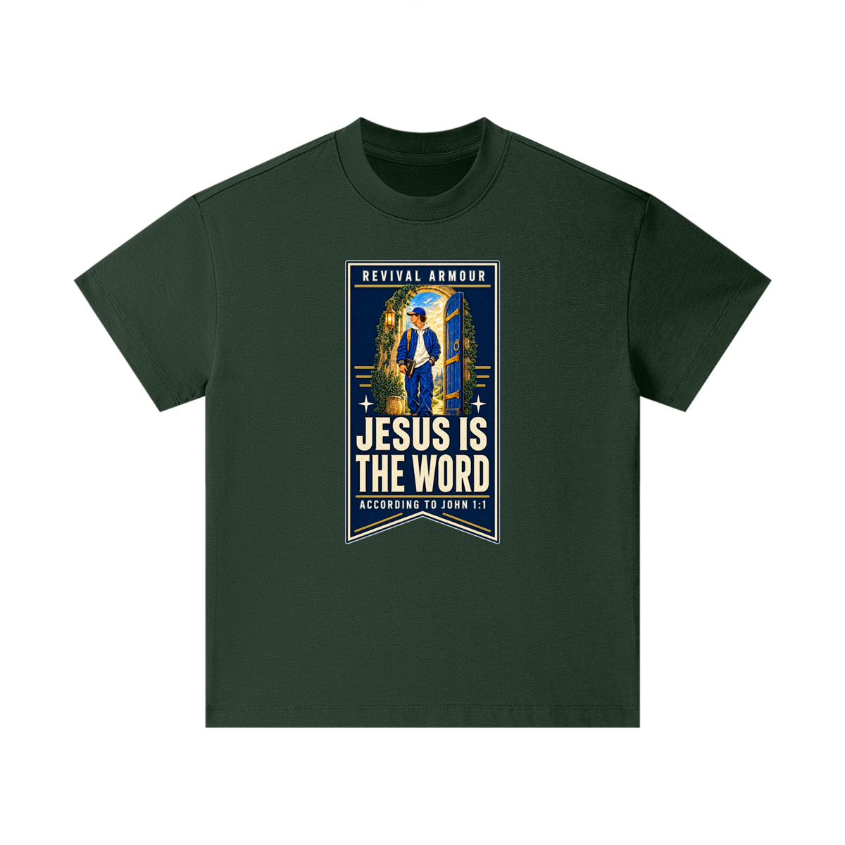 JESUS IS THE WORD ACCORDING TO JOHN 1:1 Kids T-Shirt