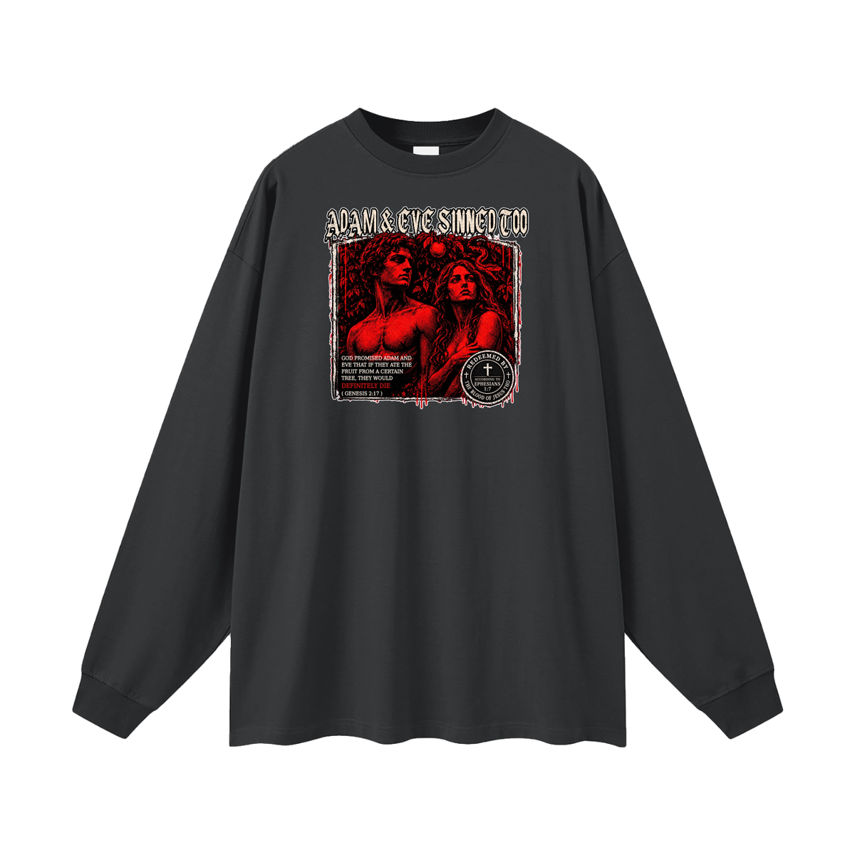 ADAM & EVE SINNED TOO Long Sleeve T-Shirt
