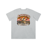 JESUS SUFFERED SEVERE PHYSICAL TRAUMA AND YOUR LAUGHING AND MOCKING HIM THOSE ROMAN AUTHORITIES ARE NOT MY FRIENDS I'M MOST DEF GOING HOME NO INSPIRED BY MARK 1:15. youth T-shirt