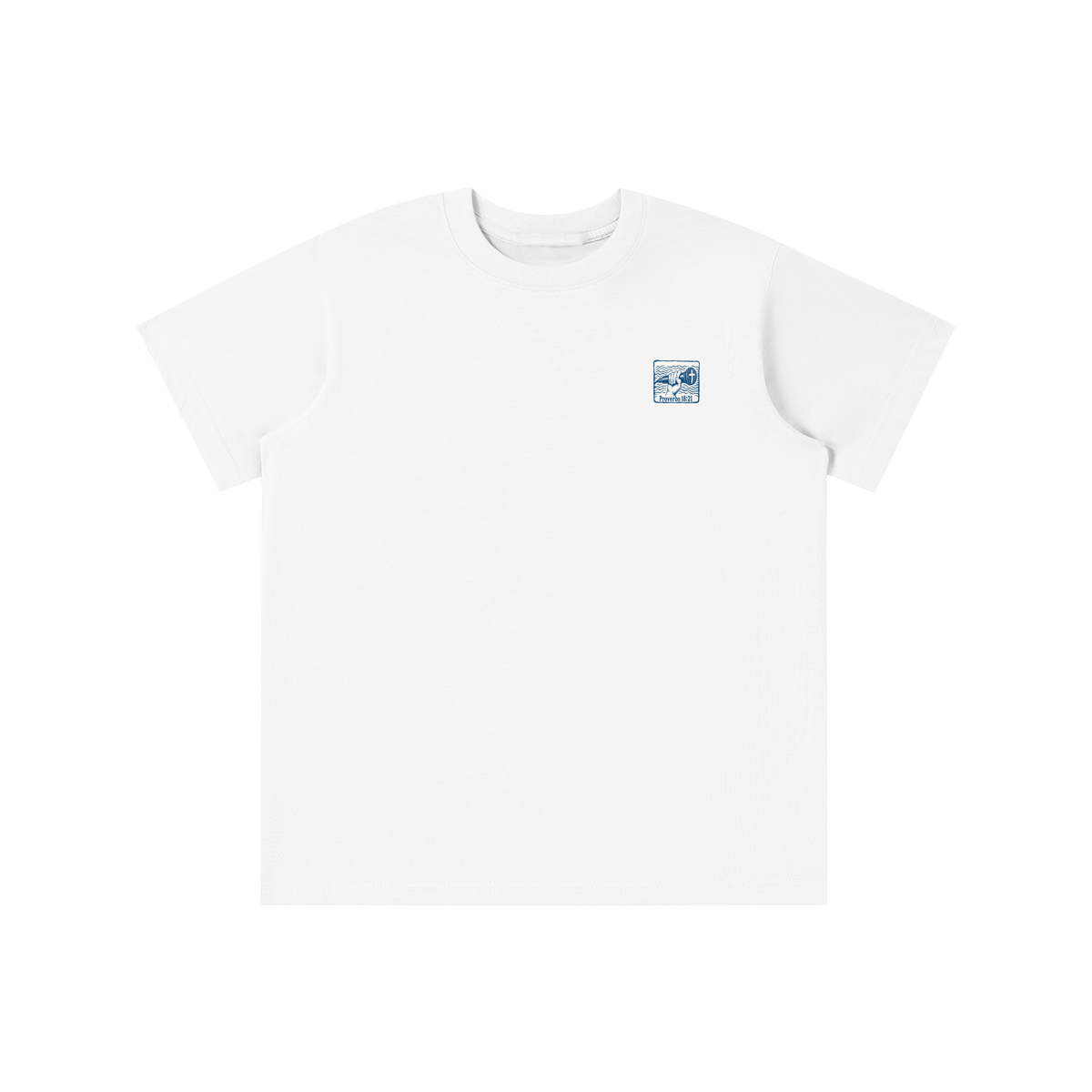 Proverbs 18:21 mic youth T-shirt