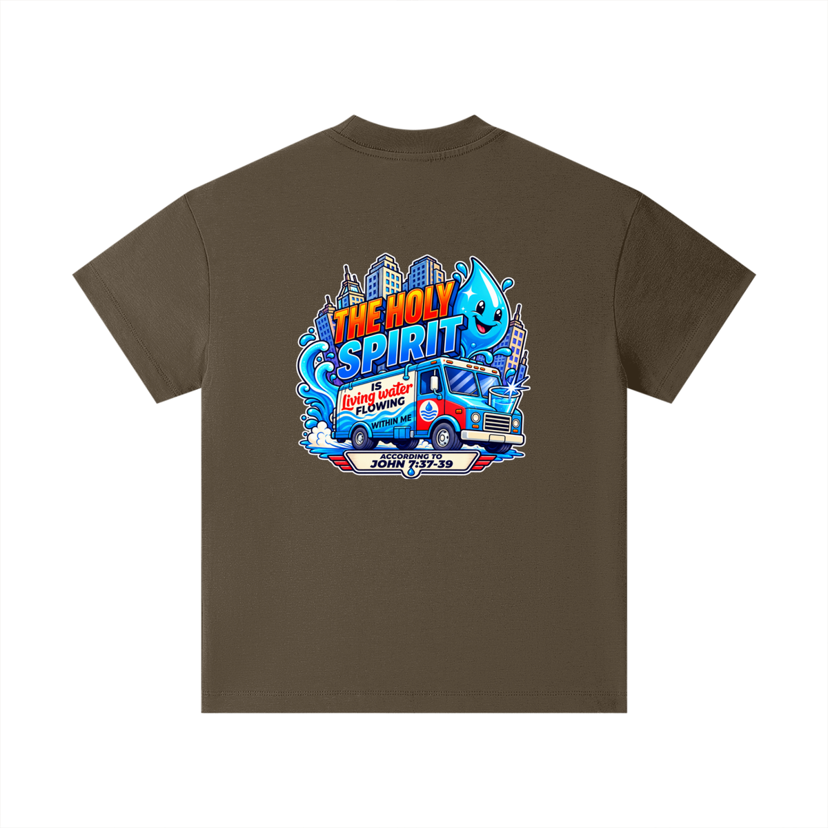 THE HOLY SPIRIT IS LIVING WATER FLOWING WITHIN ME ACCORDING TO JOHN 7:37-39 Kids T-Shirt