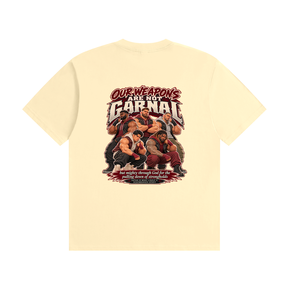 HUMANS ARE STUPID (Jeremiah 4:22) OUR WEAPONS ARE NOT CARNAL but mighty through God for the pulling down of strongholds SATAN IS MOST LIKELY A DISEMBODIED SPIRIT T-Shirt
