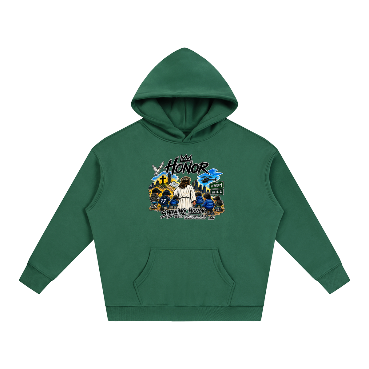 HONOR SHOWING HONOR JESUS IS WITHOUT DEFECT ACCORDING TO 1 PETER 1:18-19 Hoodie