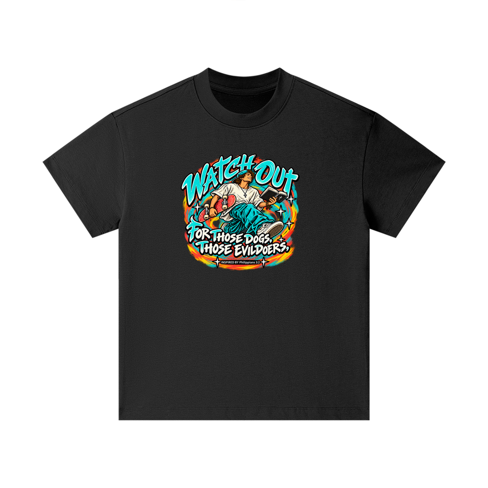 WATCH OUT FOR THOSE DOGS, THOSE EVILDOERS INSPIRED BY *Philippians 3:2* Kids T-Shirt