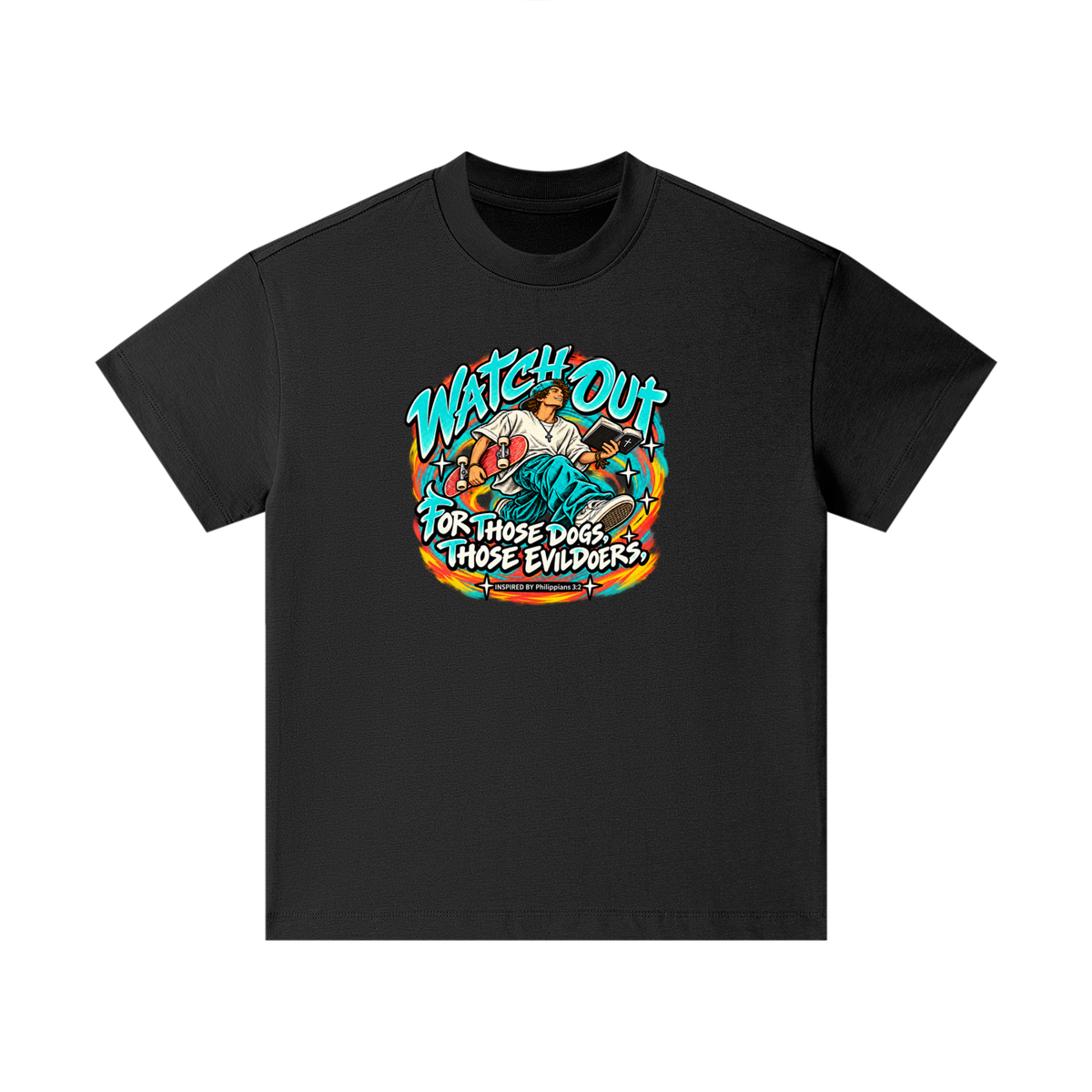 WATCH OUT FOR THOSE DOGS, THOSE EVILDOERS INSPIRED BY *Philippians 3:2* Kids T-Shirt