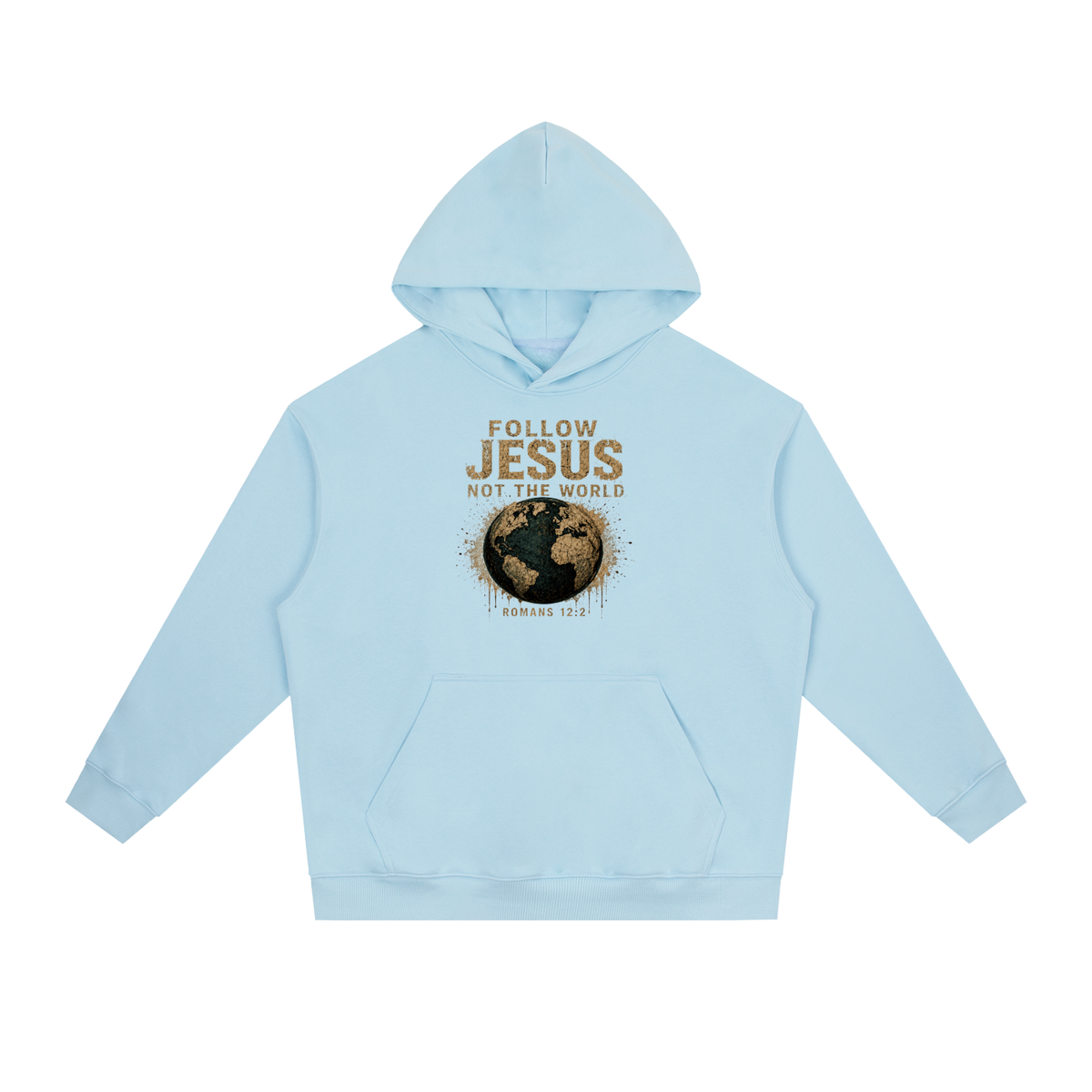 FOLLOW JESUS NOT THE WORLD ROMANS 12:2 Hoodie