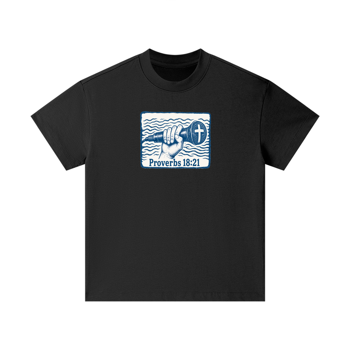 Proverbs 18:21 mic Kids T-Shirt