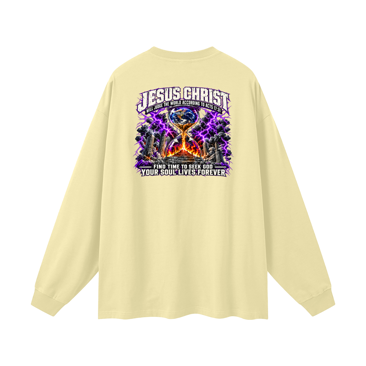 THE STRUGGLE IS REAL BUT SO IS JESUS - INSPIRED BY 1 PETER 5:10 - Long Sleeve T-Shirt