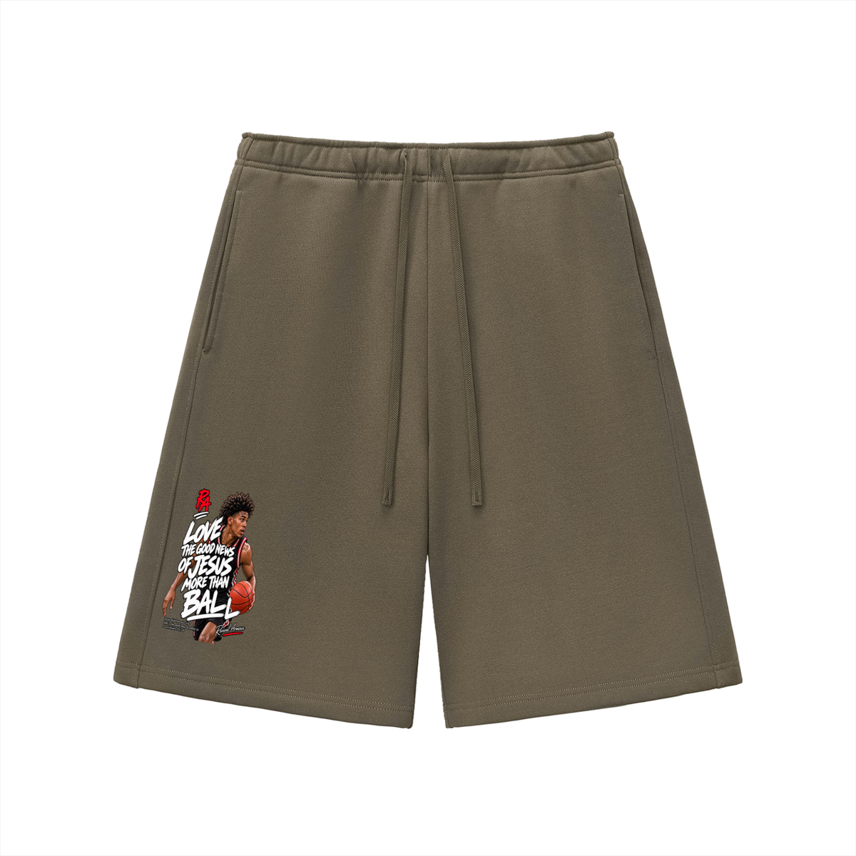 LOVE THE GOOD NEWS OF JESUS MORE THAN BALL Shorts