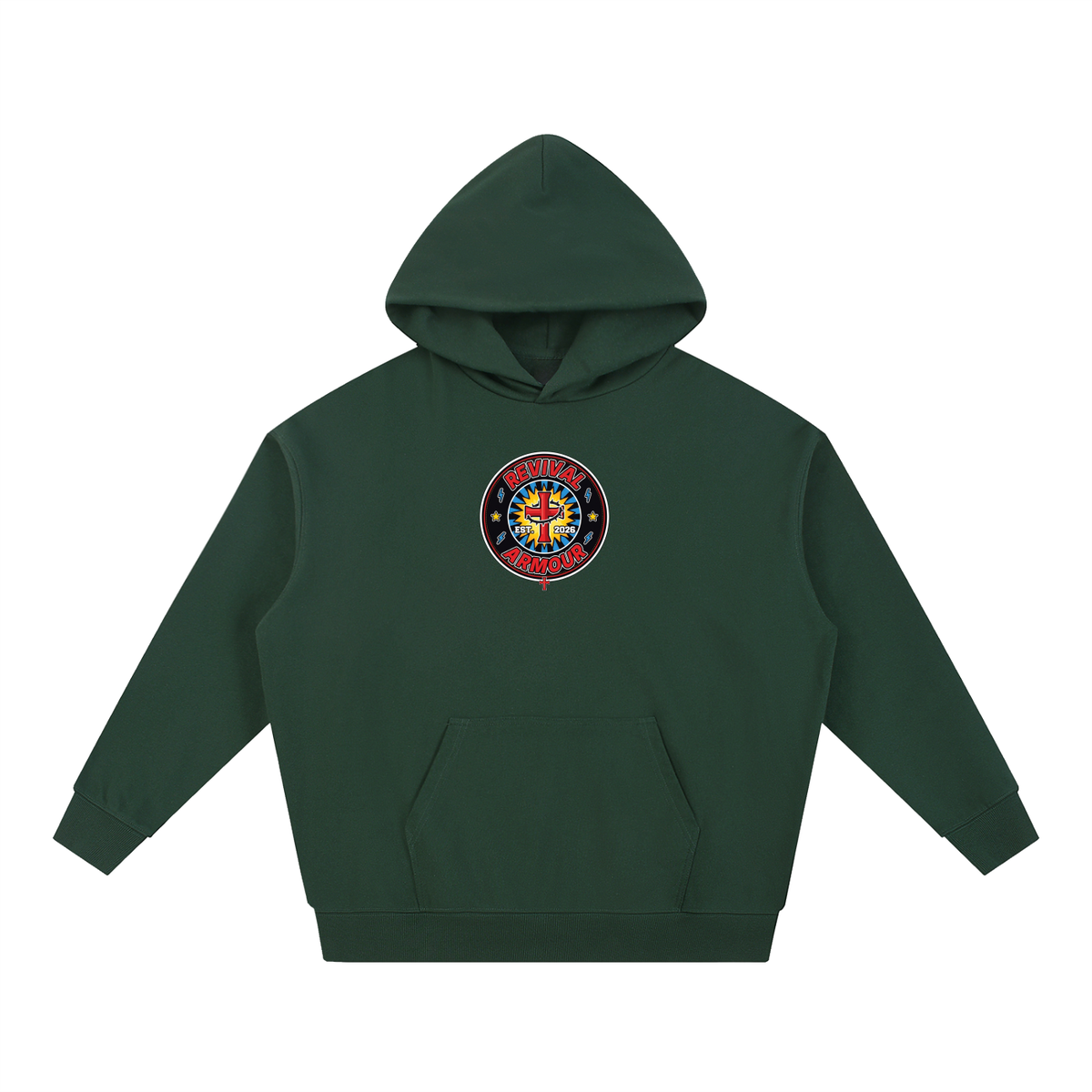 REVIVAL EST. 2026 ARMOUR JESUS DIED FOR OUR SINS Hoodie