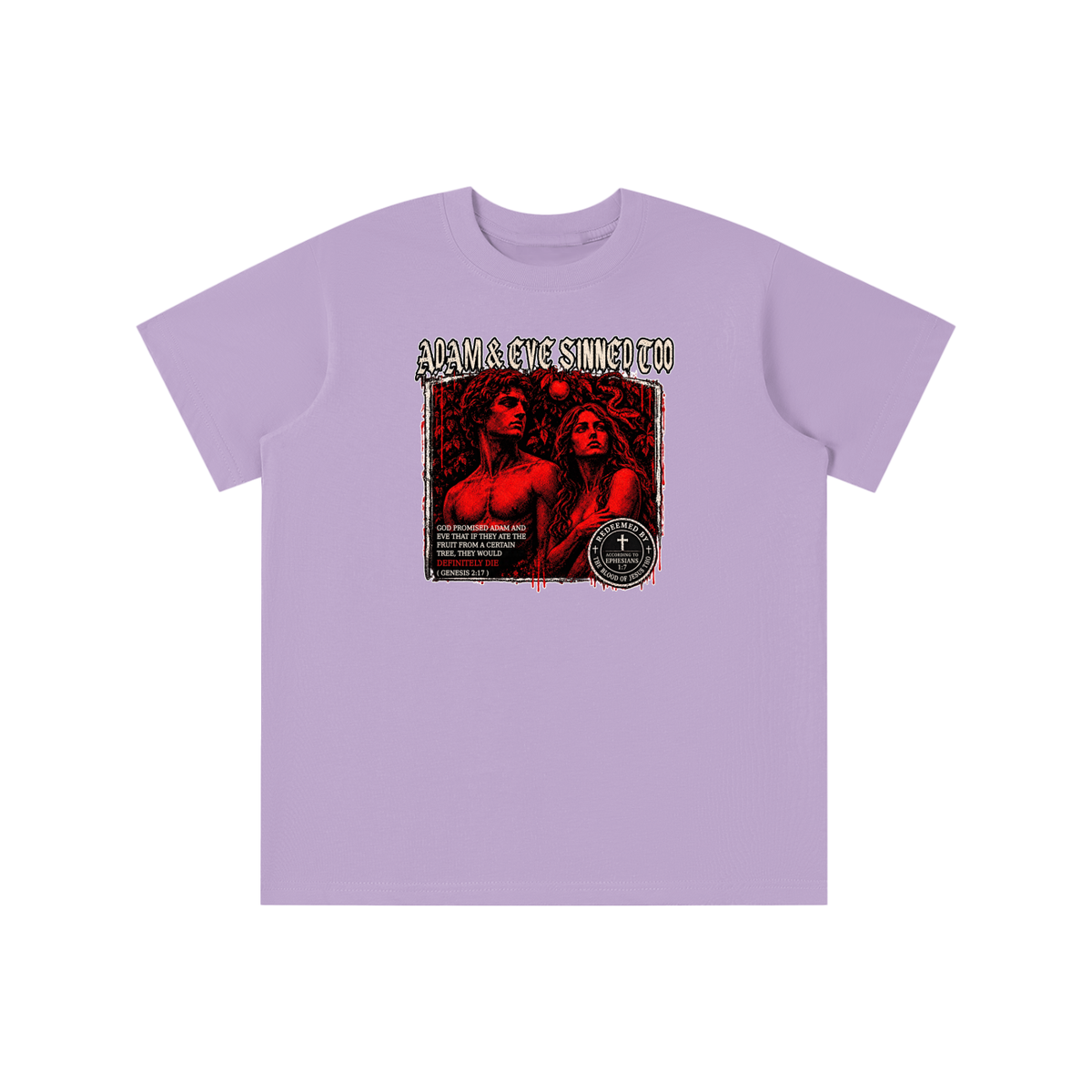 ADAM & EVE SINNED TOO youth T-shirt