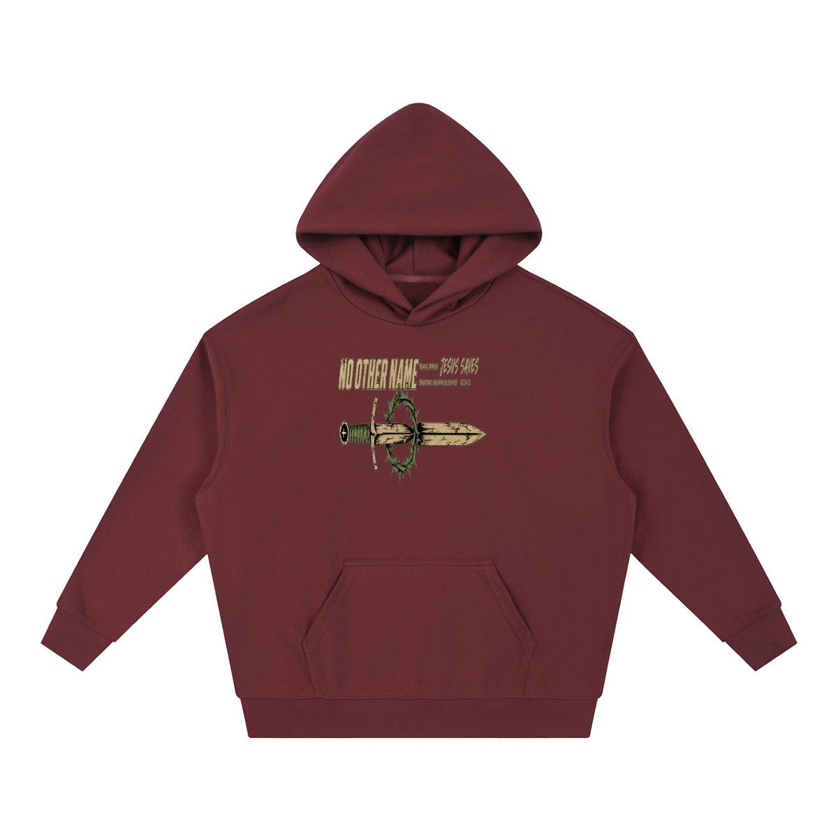NO OTHER NAME REVIVAL ARMOUR JESUS SAVES SALVATION IS FOUND IN JESUS CHRIST ACTS 4:12 Hoodie