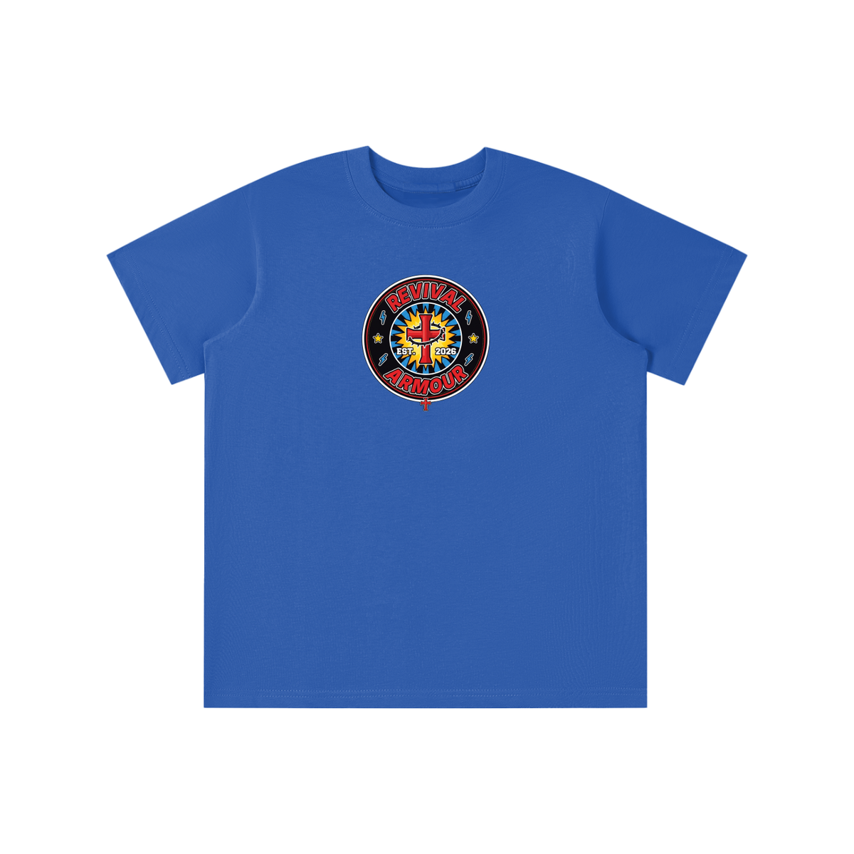 REVIVAL EST. 2026 ARMOUR JESUS DIED FOR OUR SINS youth T-shirt