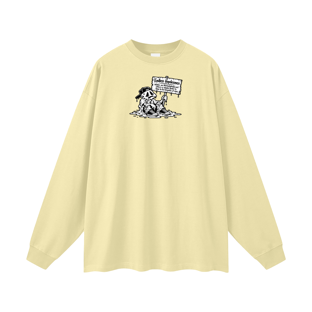 ENDLESS HOPELESSNESS NDEs on michaeljphelps.net offers a simple guide to How to be forgiven of sins Long Sleeve T-Shirt