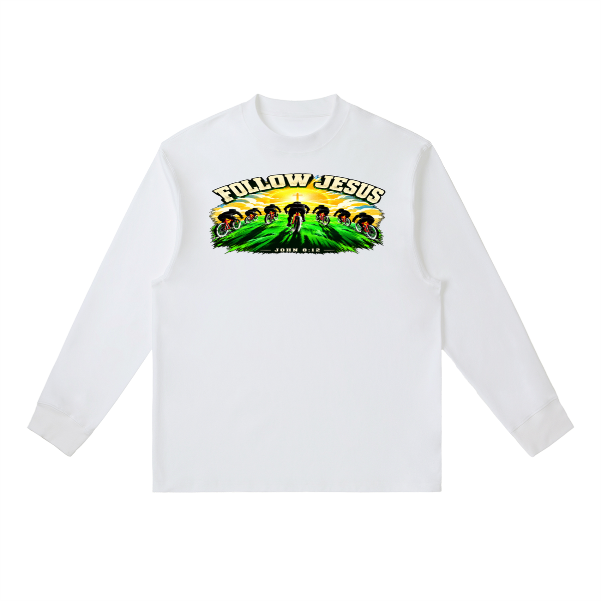 Follow Jesus Long-Sleeve T-Shirt