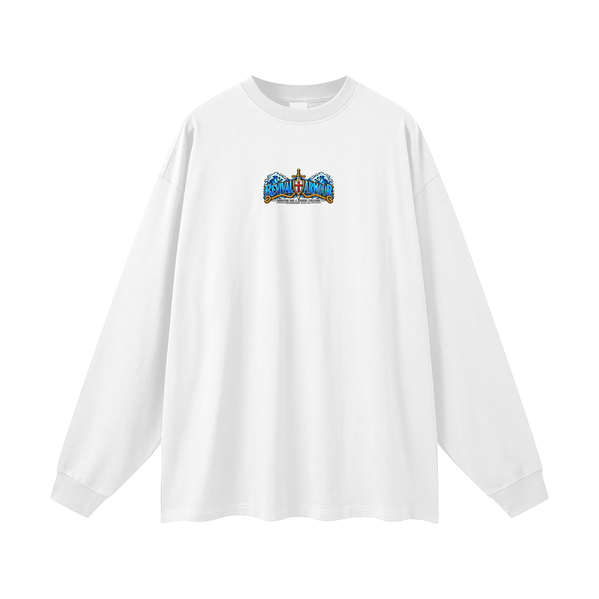 REVIVAL ARMOUR -EQUIPPED FOR A HIGHER PURPOSE- -EPHESIANS 6:10-18- Long Sleeve T-Shirt