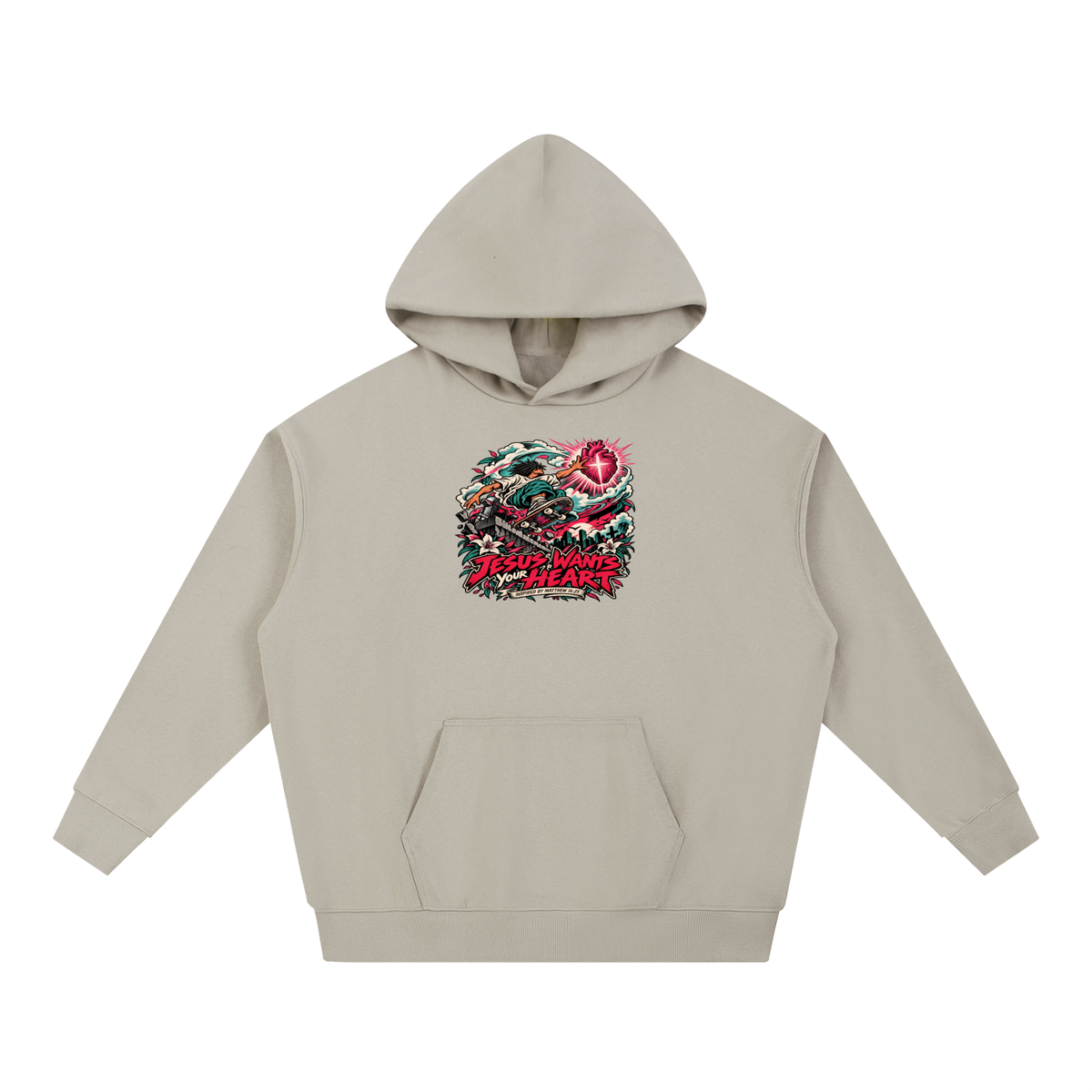 JESUS WANTS YOUR HEART INSPIRED BY MATTHEW 16:25 Hoodie