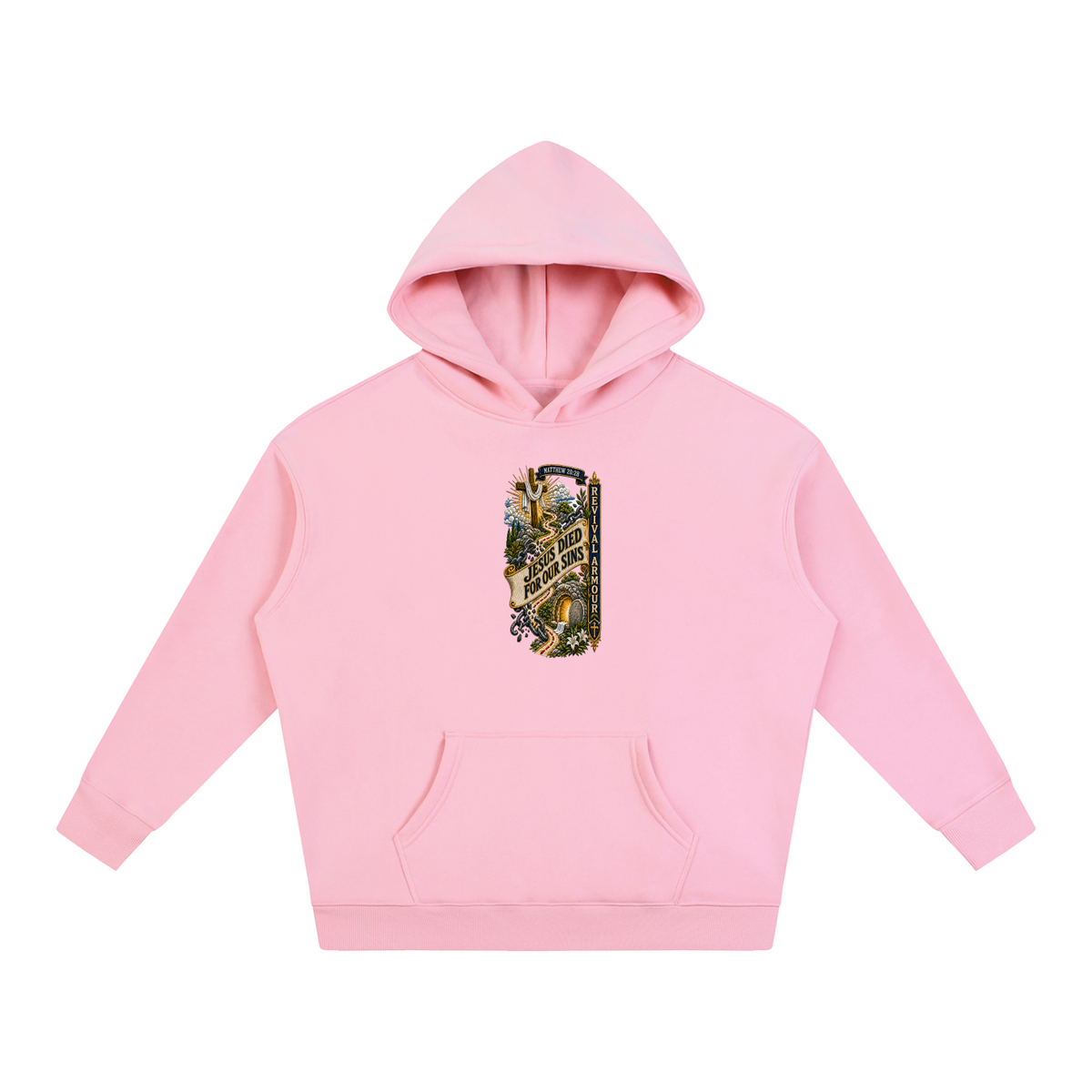 MATTHEW 20:28 Jesus died for our sins REVIVAL ARMOUR Hoodie