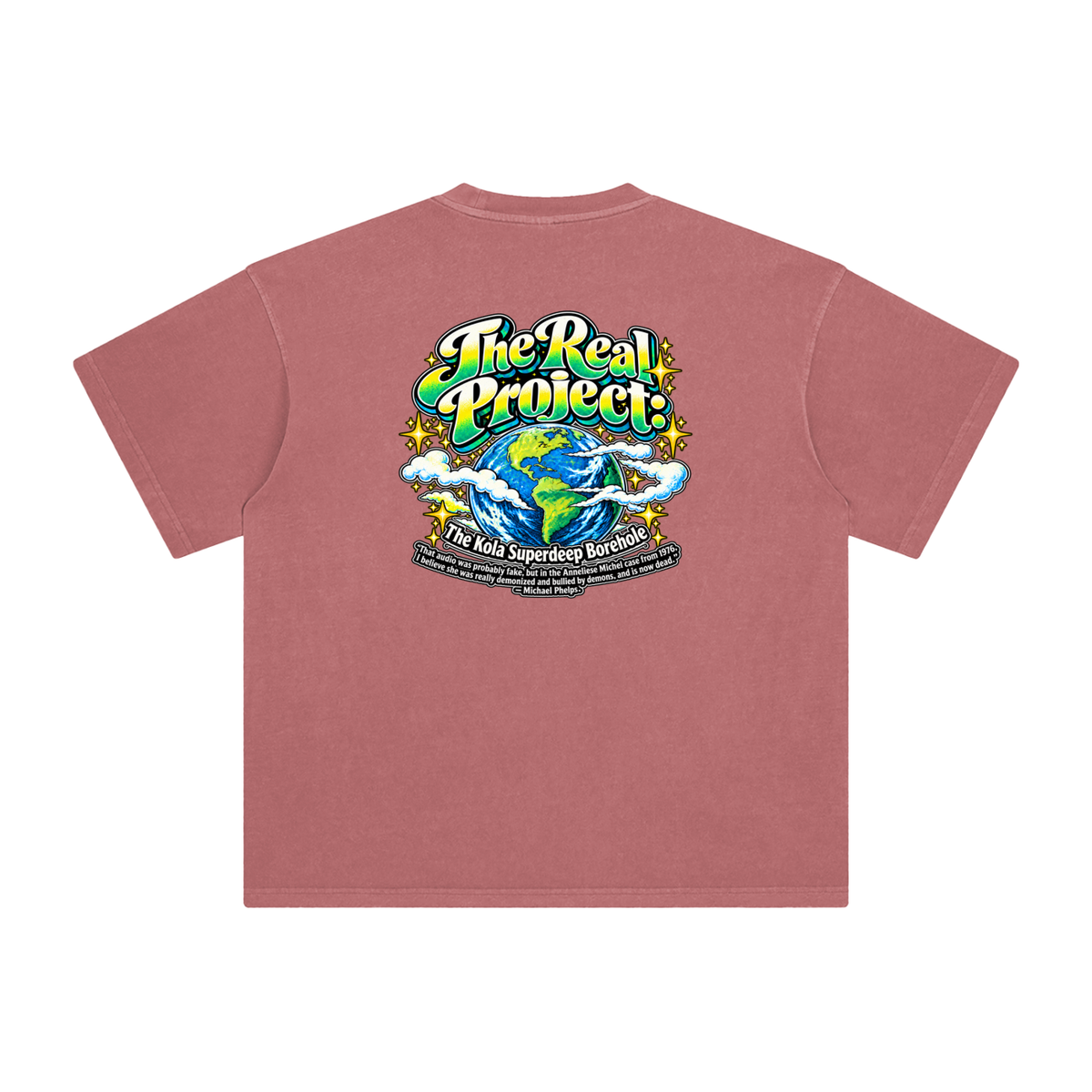REDEEMED BY THE OF JESUS ACCORDING TO EPHESIANS 1:7 THE REAL PROJECT: THE KOLA SUPERDEEP BOREHOLE T-Shirt