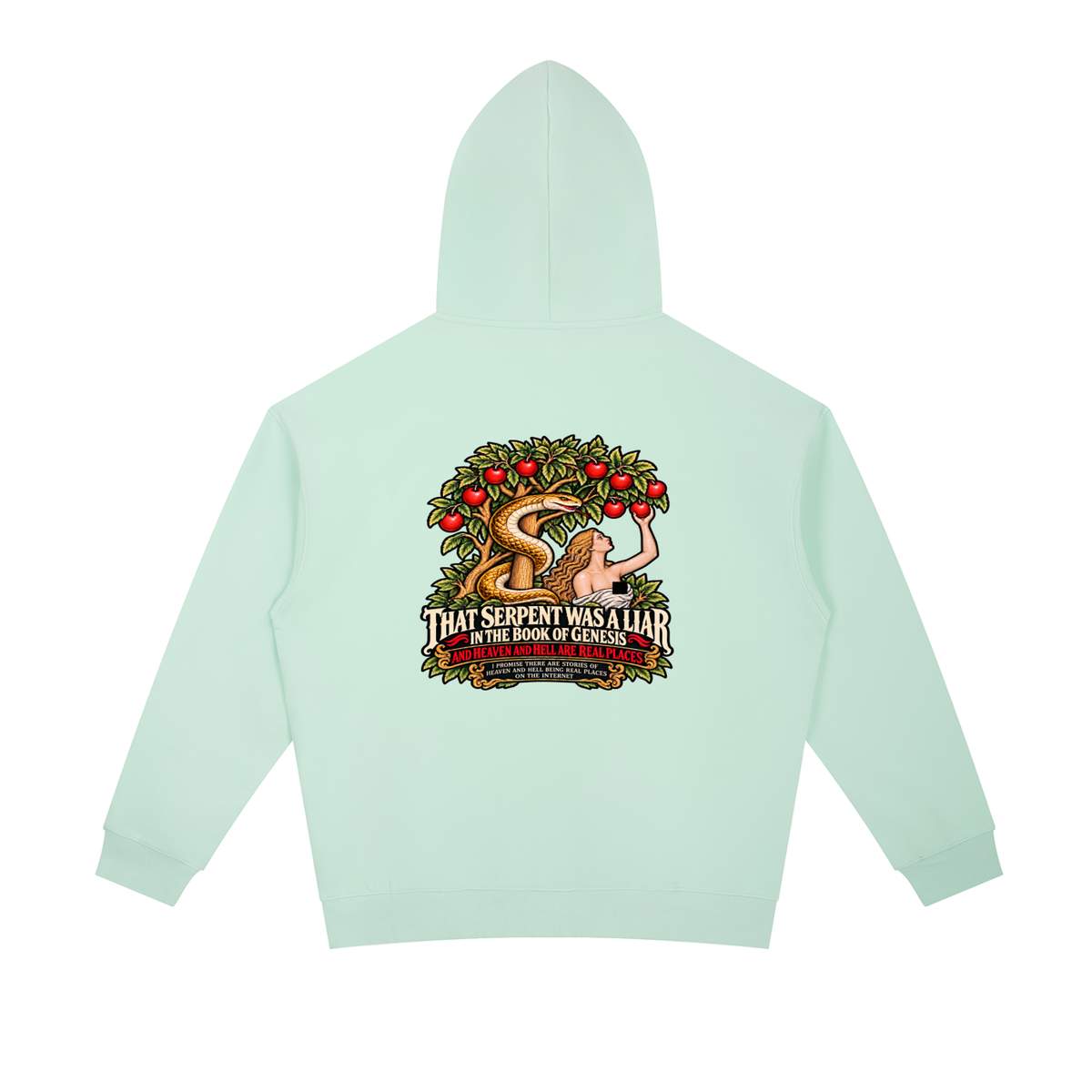 REVIVAL ARMOUR THAT SERENT WAS A LIAR IN THE BOOK OF GENESIS AND HEAVEN AND HELL ARE REAL PLACES I PROMISE THESE ARE STORIES OF HEAVEN AND HELL BEING REAL PLACES ON THE INTERNET Hoodie