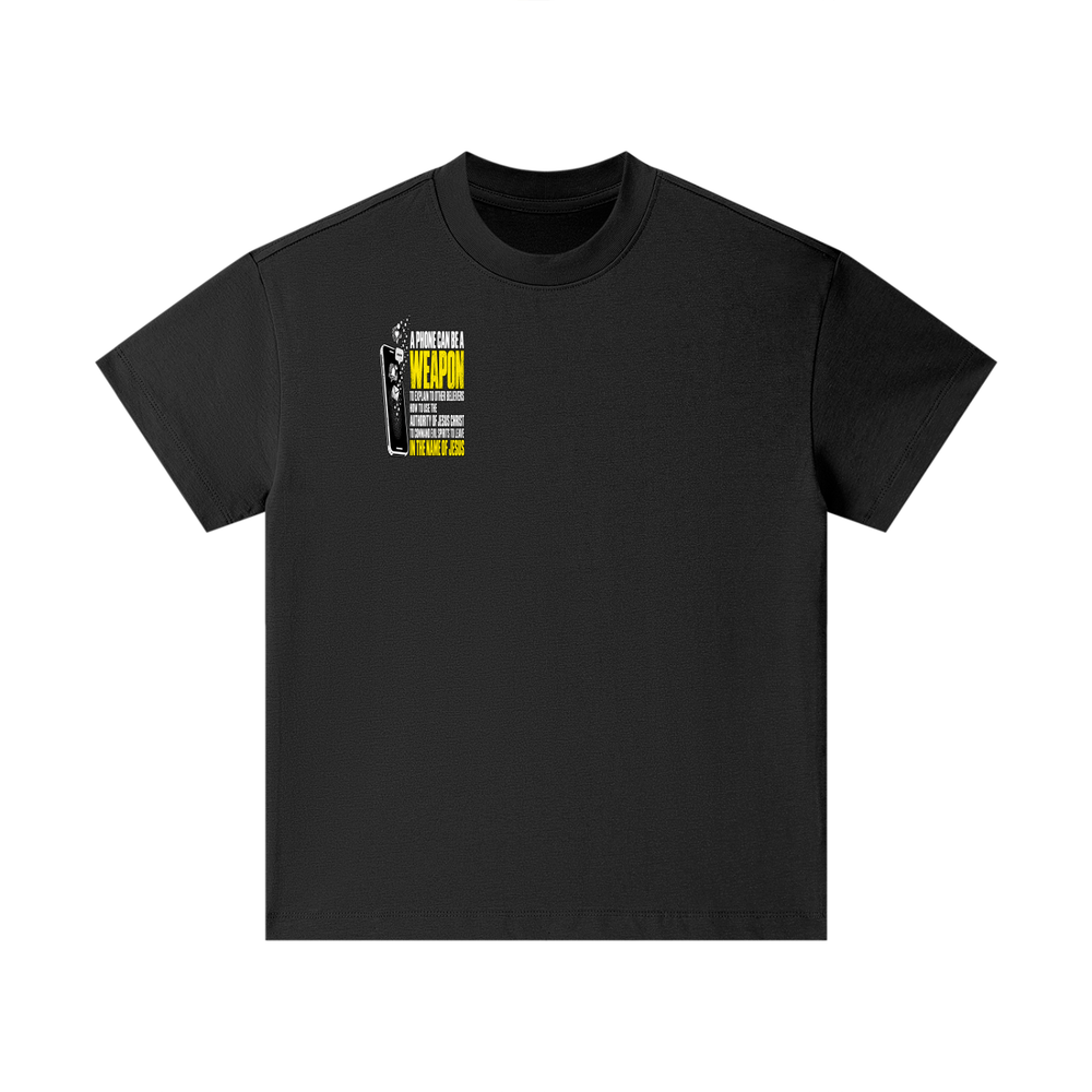 A PHONE CAN BE A WEAPON TO EXPLAIN TO OTHER BELIEVERS HOW TO US THE AUTHORITY OF JESUS CHRIST TO COMMAND EVIL SPIRITS TO IN THE NAME JESUS Kids T-Shirt