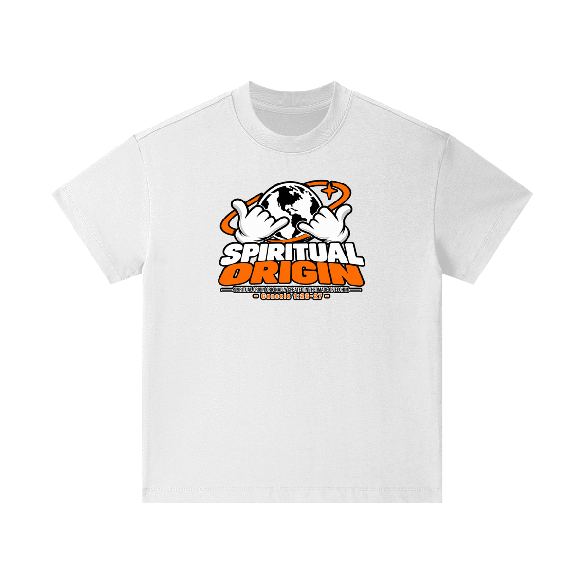 SPIRITUAL ORGIN SPIRITUAL ORGIN ORIGINALLY CREATED IN THE IMAGE OF ELOHIM - GENESIS 1:26-27 - Kids T-Shirt