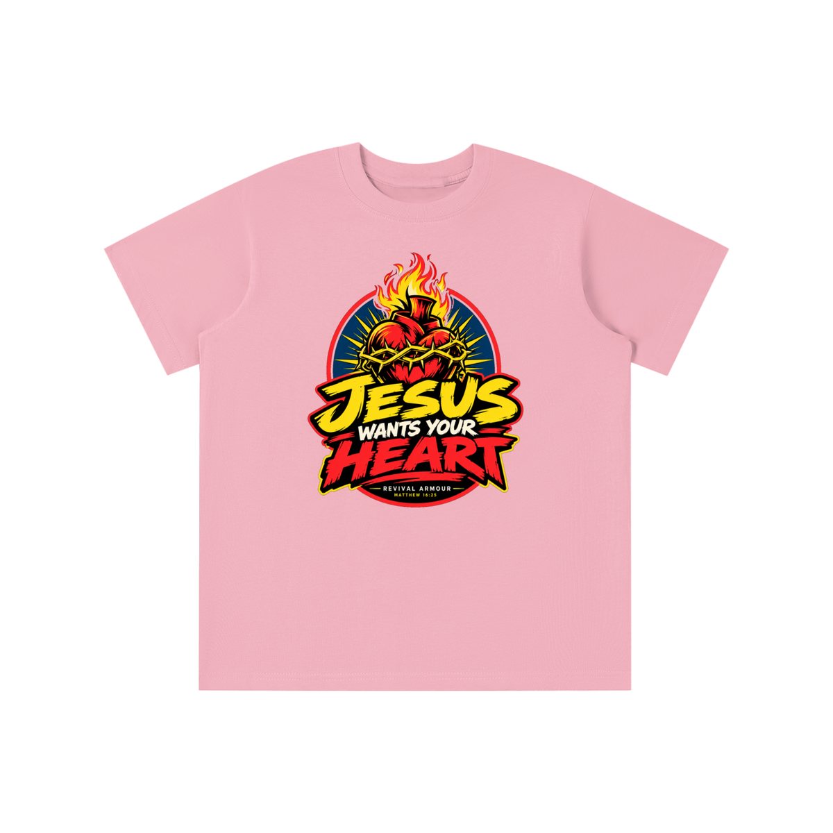 JESUS WANTS YOUR HEART - REVIVAL ARMOUR - youth T-shirt