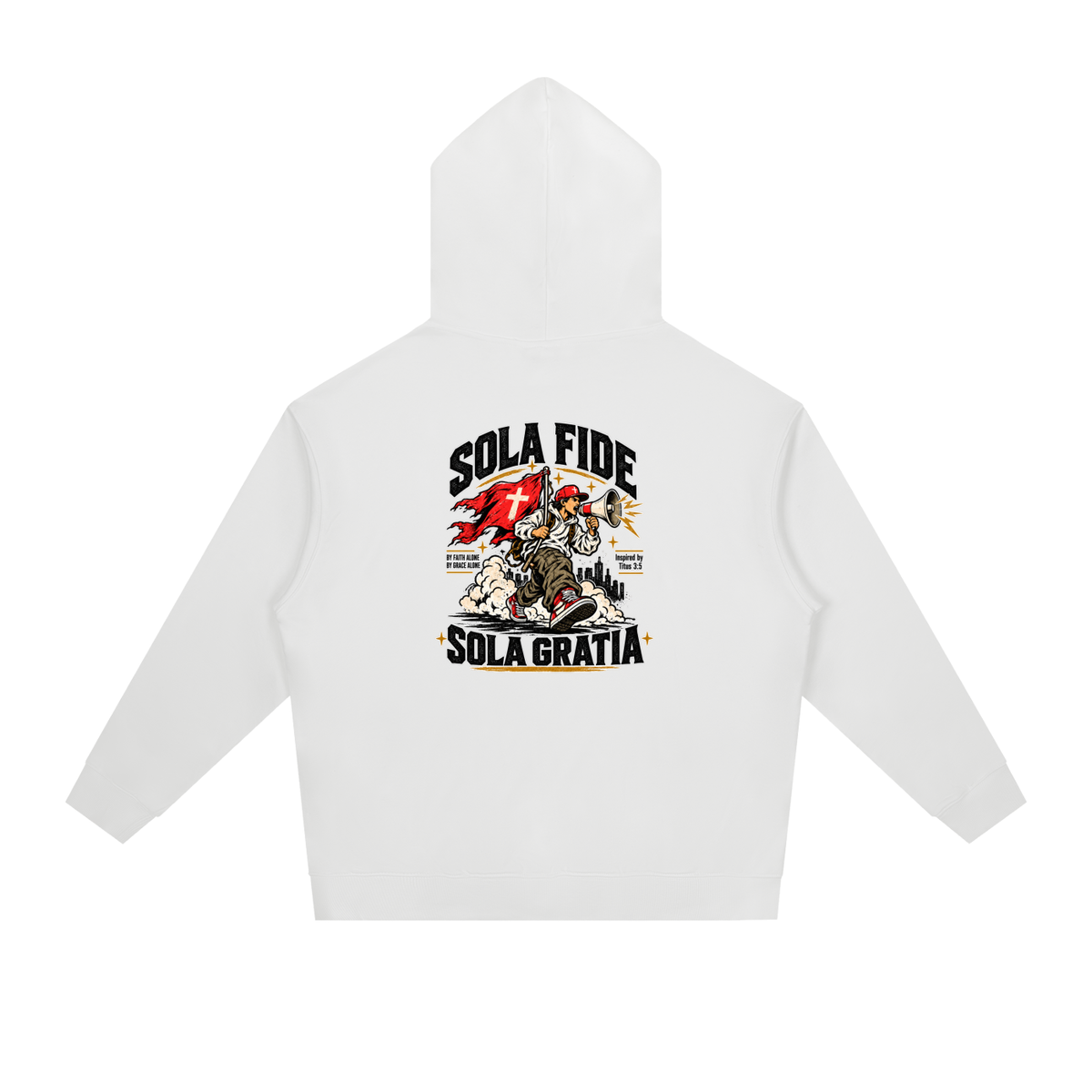 "Sola Fide / Sola Gratia" – Latin for "Faith Alone / Grace Alone." Hoodie