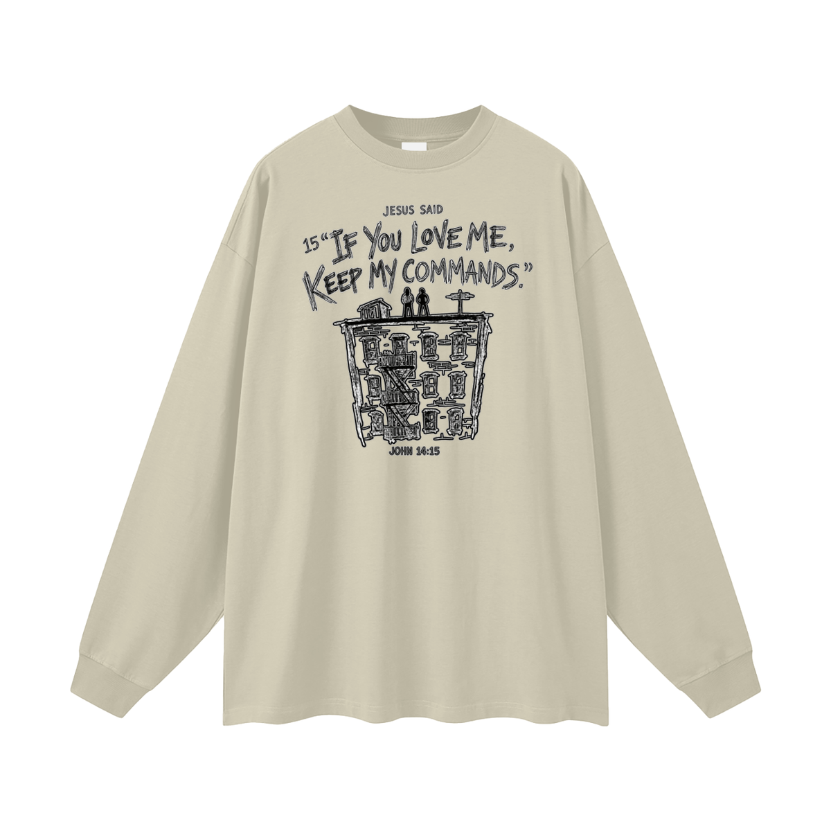 JOHN 14:15 NIV Long Sleeve T-Shirt
