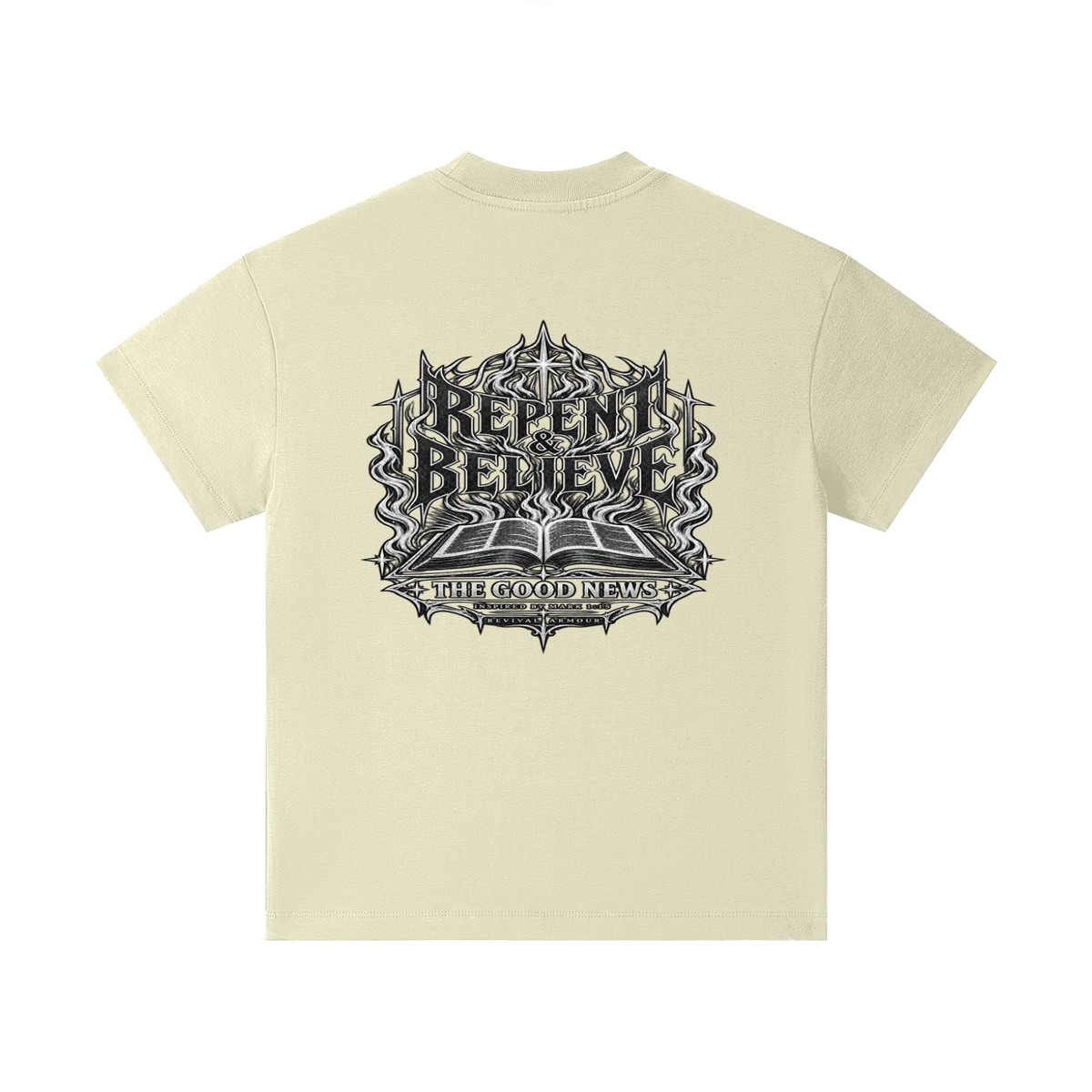 REPENT & BELIEVE THE GOOD NEWS INSPIRED BY MARK 1:15 Kids T-Shirt