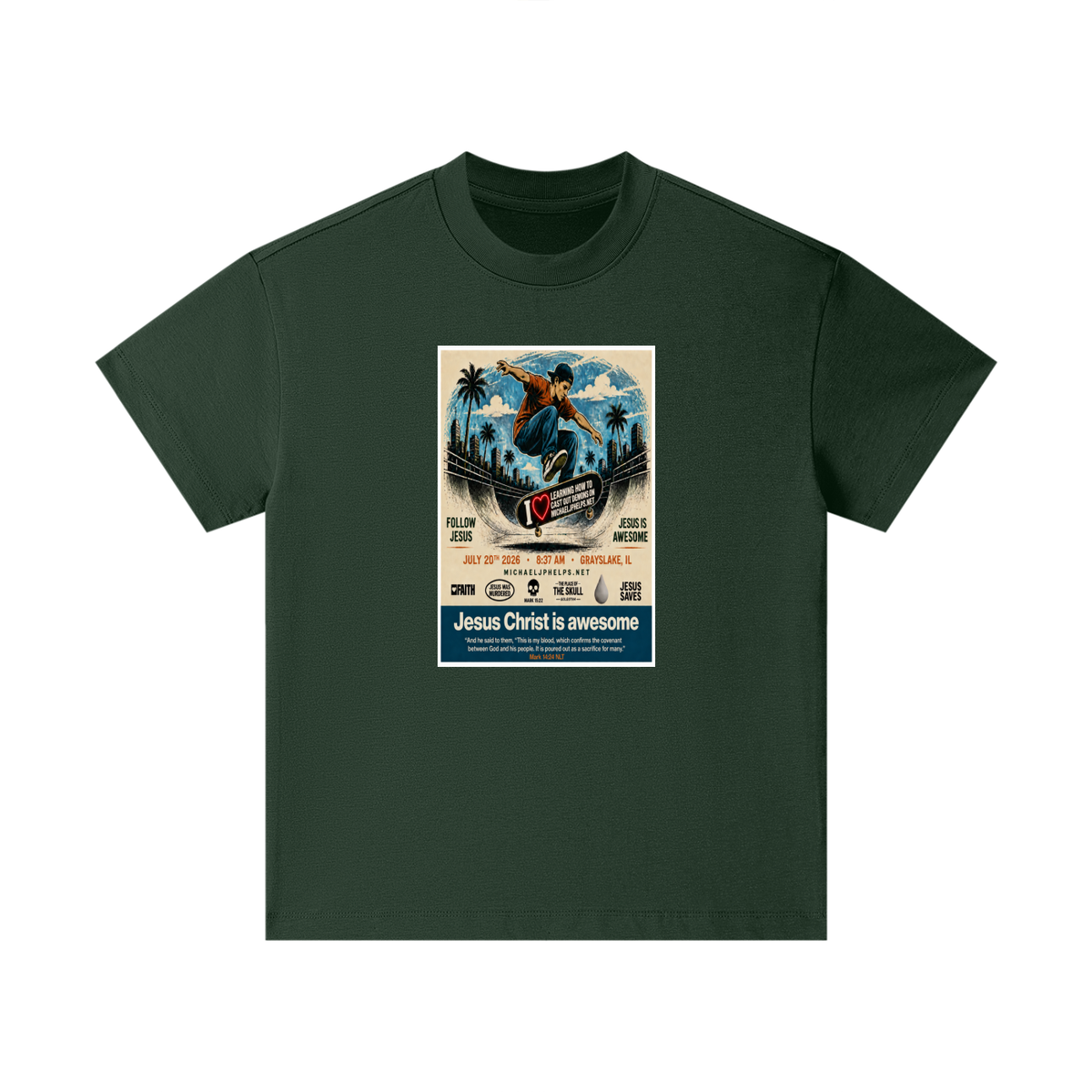 Jesus Christ is awesome Kids T-Shirt