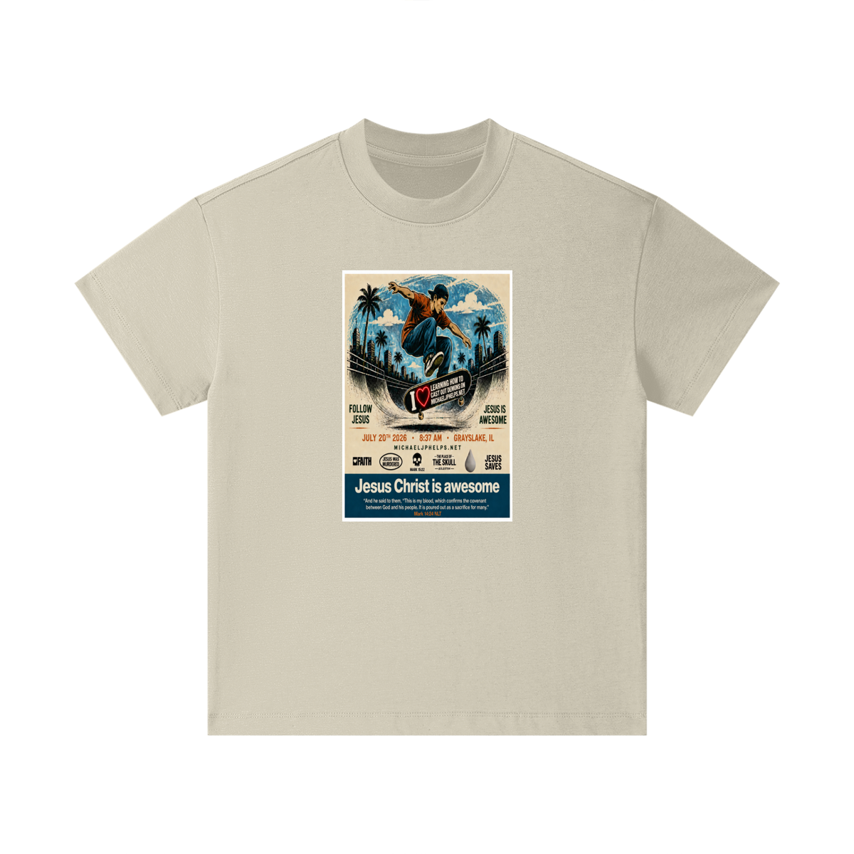 Jesus Christ is awesome Kids T-Shirt
