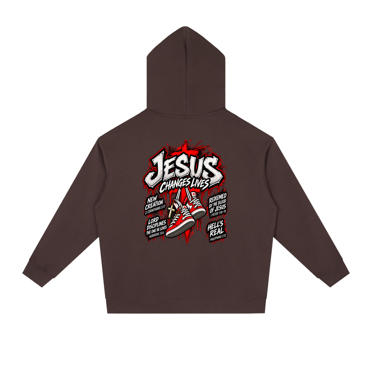 JESUS CHANGES LIVES Hoodie