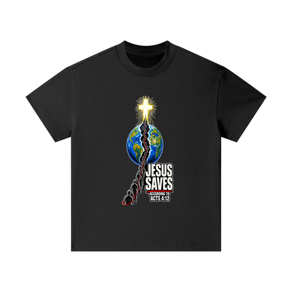 JESUS SAVES ACCORDING TO ACTS 4:12 Kids T-Shirt