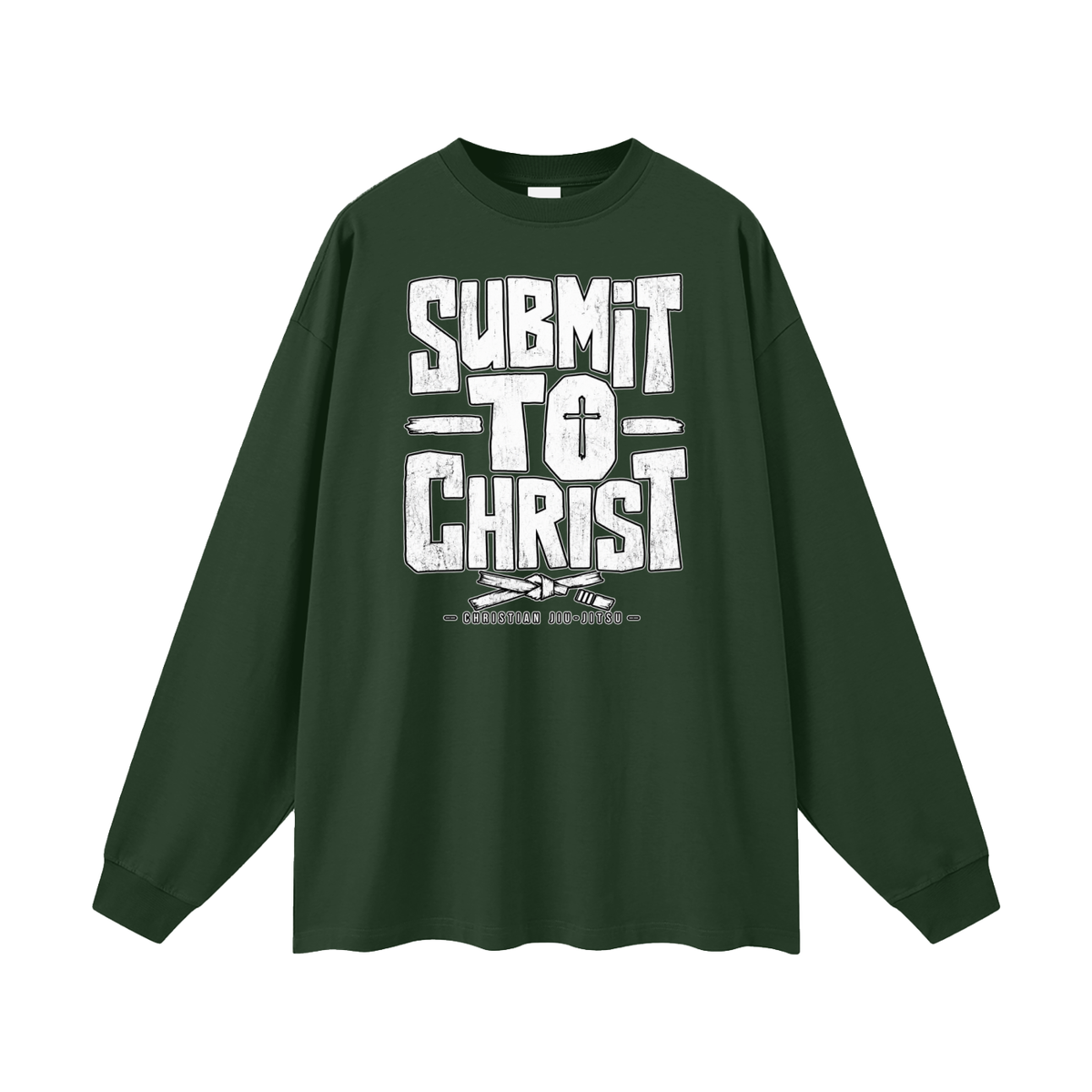 SUBMIT TO CHRIST CHRISTIAN JIU-JITSU Long Sleeve T-Shirt