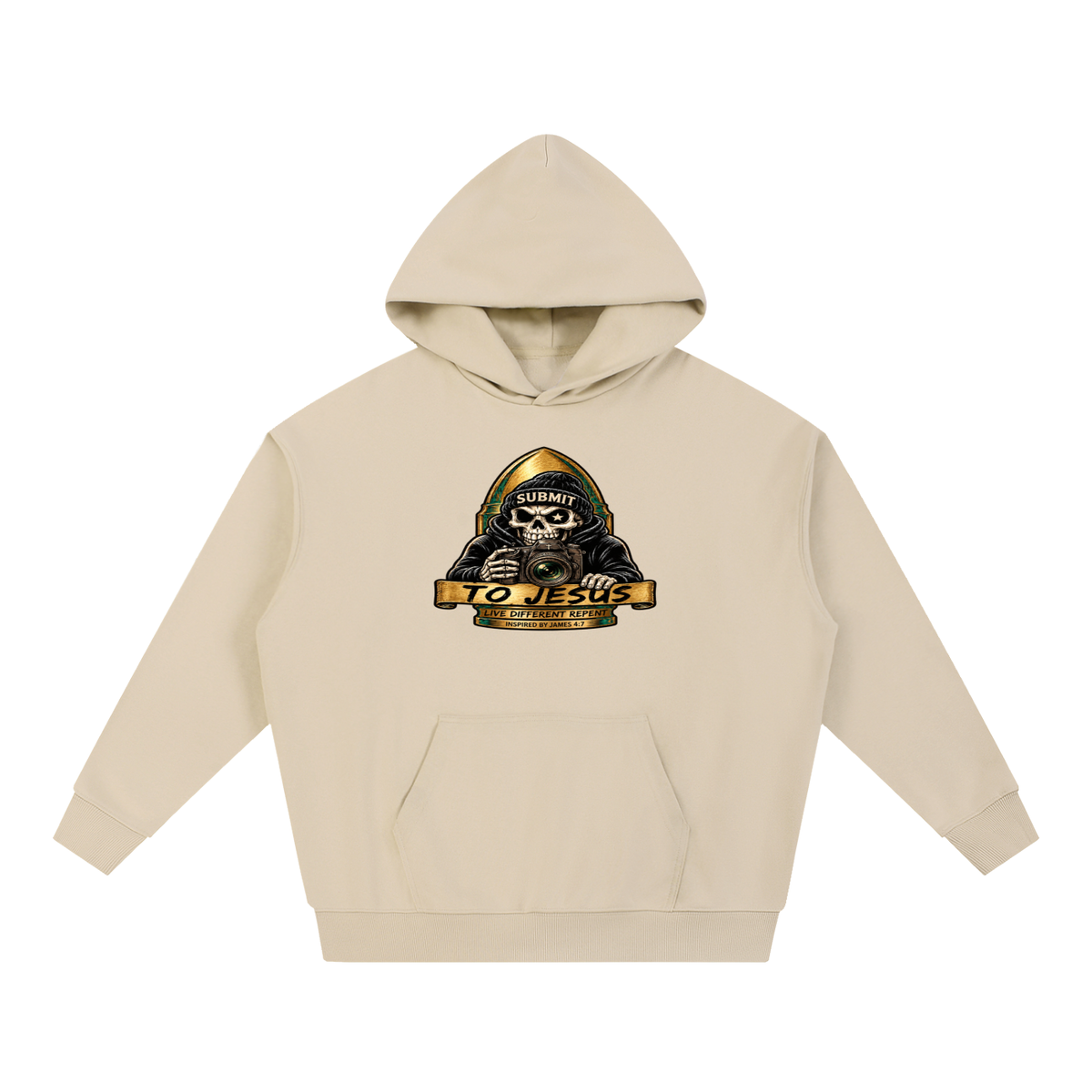 SUBMIT TO JESUS LIVE DIFFERENT REPENT INSPIRED BY JAMES 4:7 Hoodie