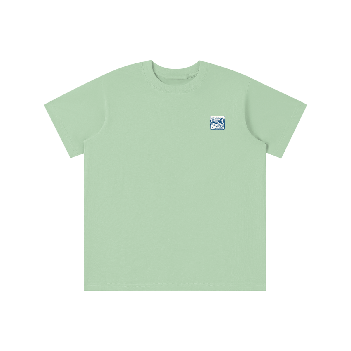 Proverbs 18:21 mic youth T-shirt