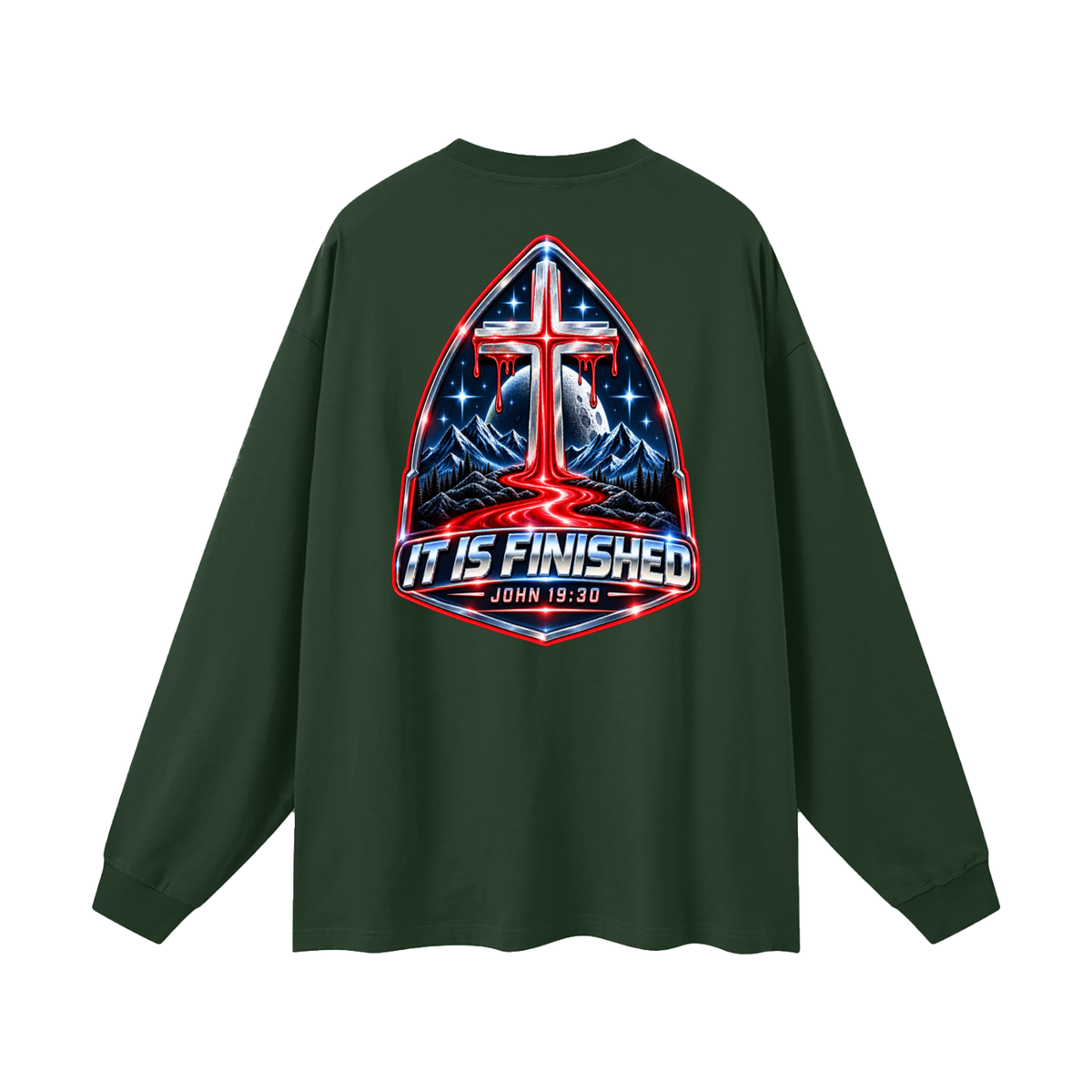 REDEMPTION THROUGH THE BLOOD OF JESUS Long Sleeve T-Shirt