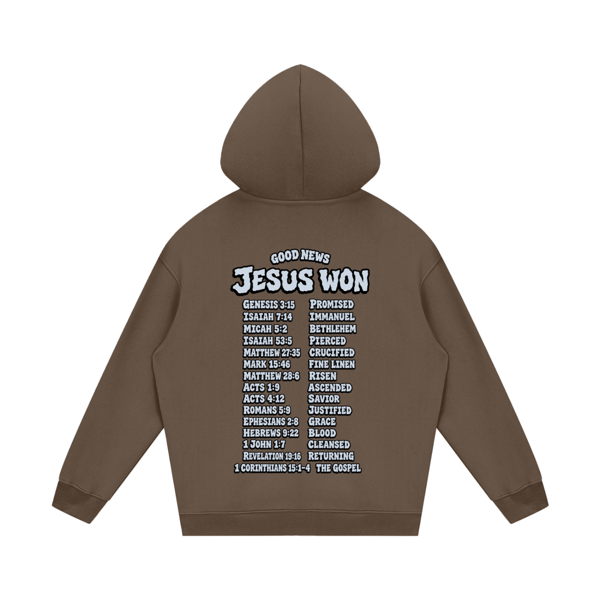 Jesus Won Hoodie
